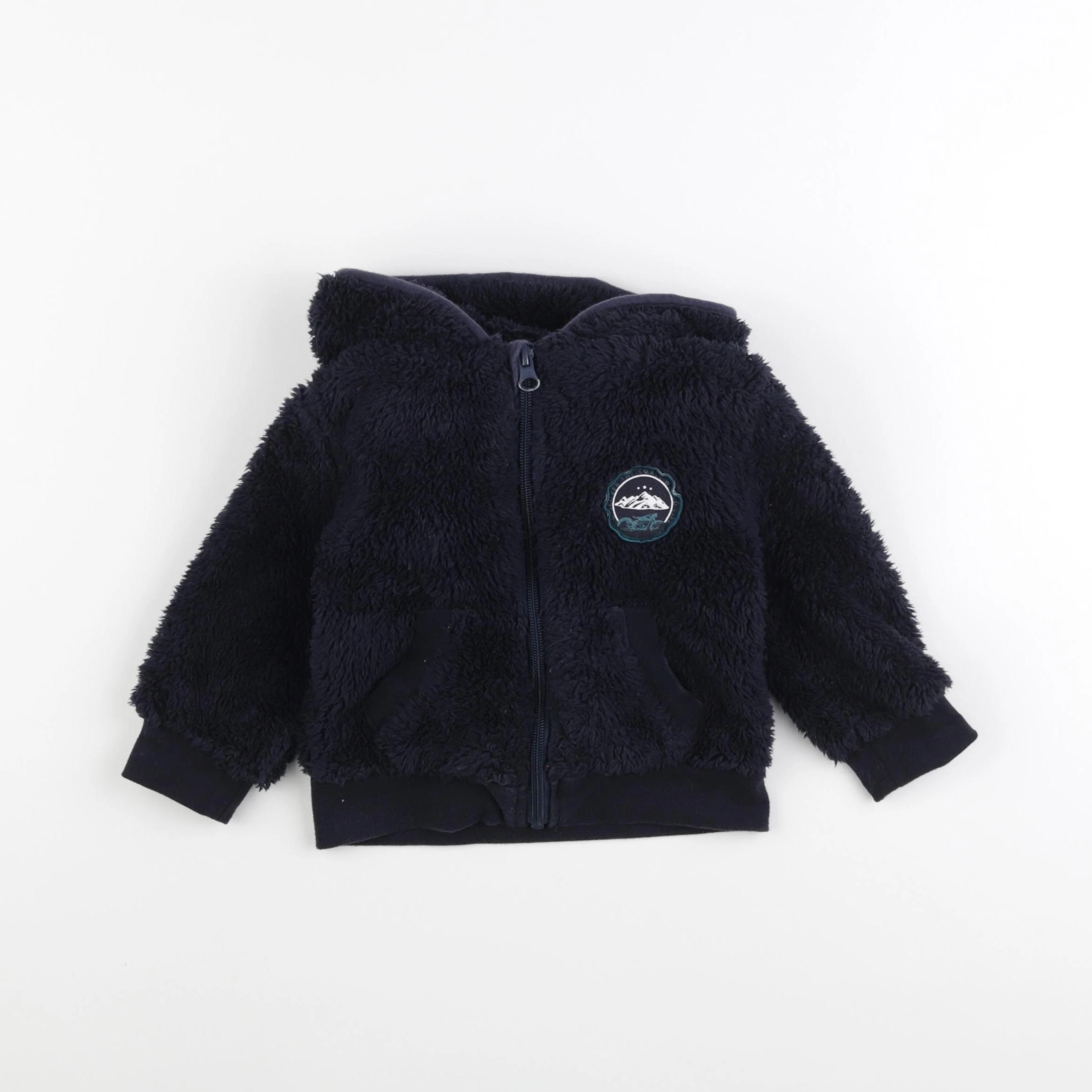 Vertbaudet - polaire bleu - 2 ans