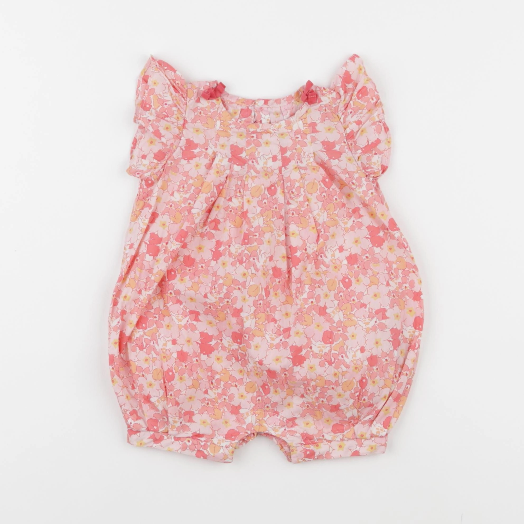 Jacadi - combinaison liberty multicolore - 0 mois