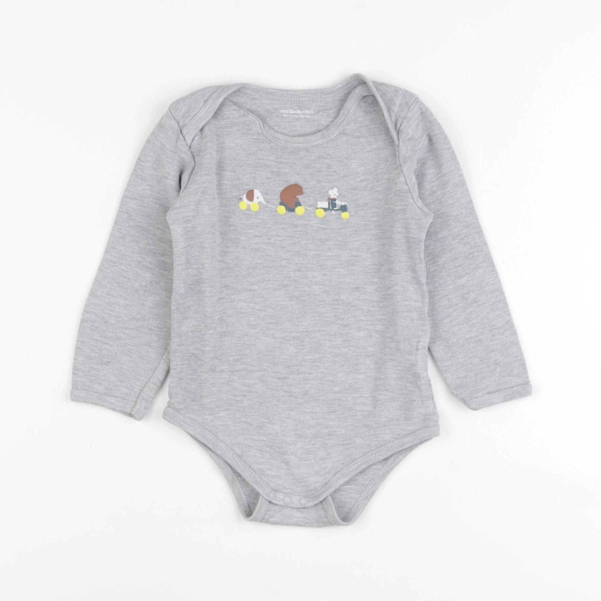 Vertbaudet - body gris - 36 mois