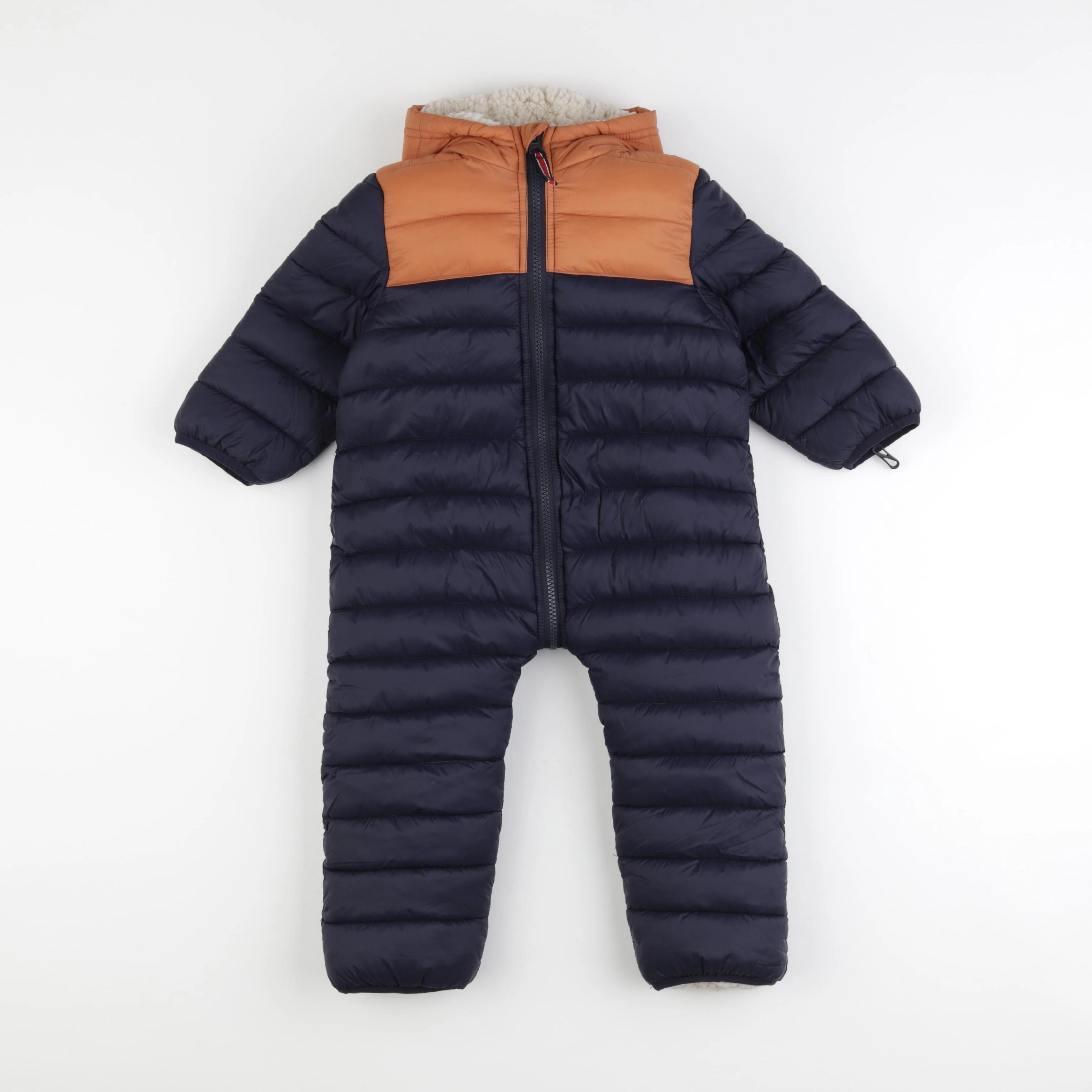 Vertbaudet - combi-pilote bleu - 2 ans