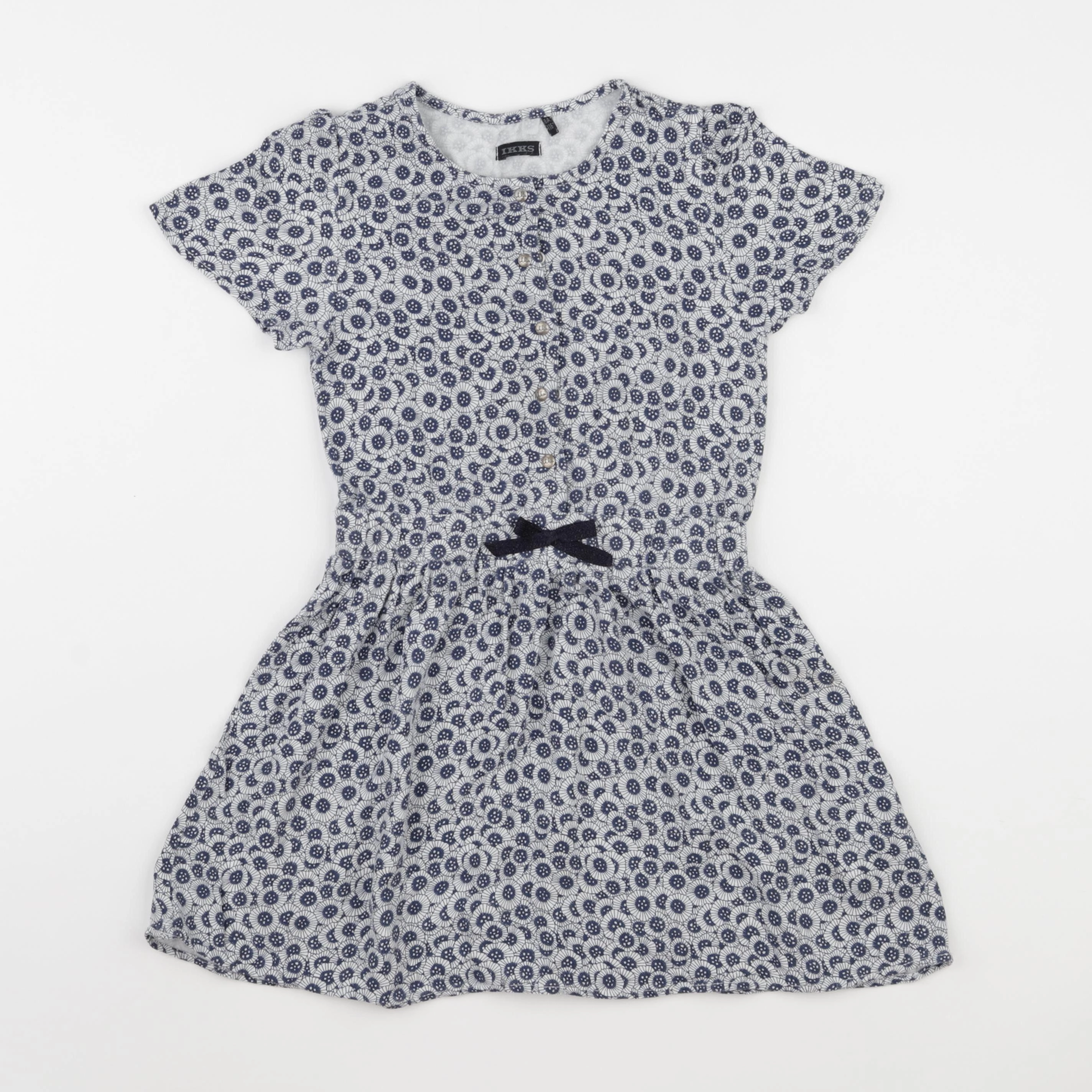 IKKS - robe bleu - 6 ans