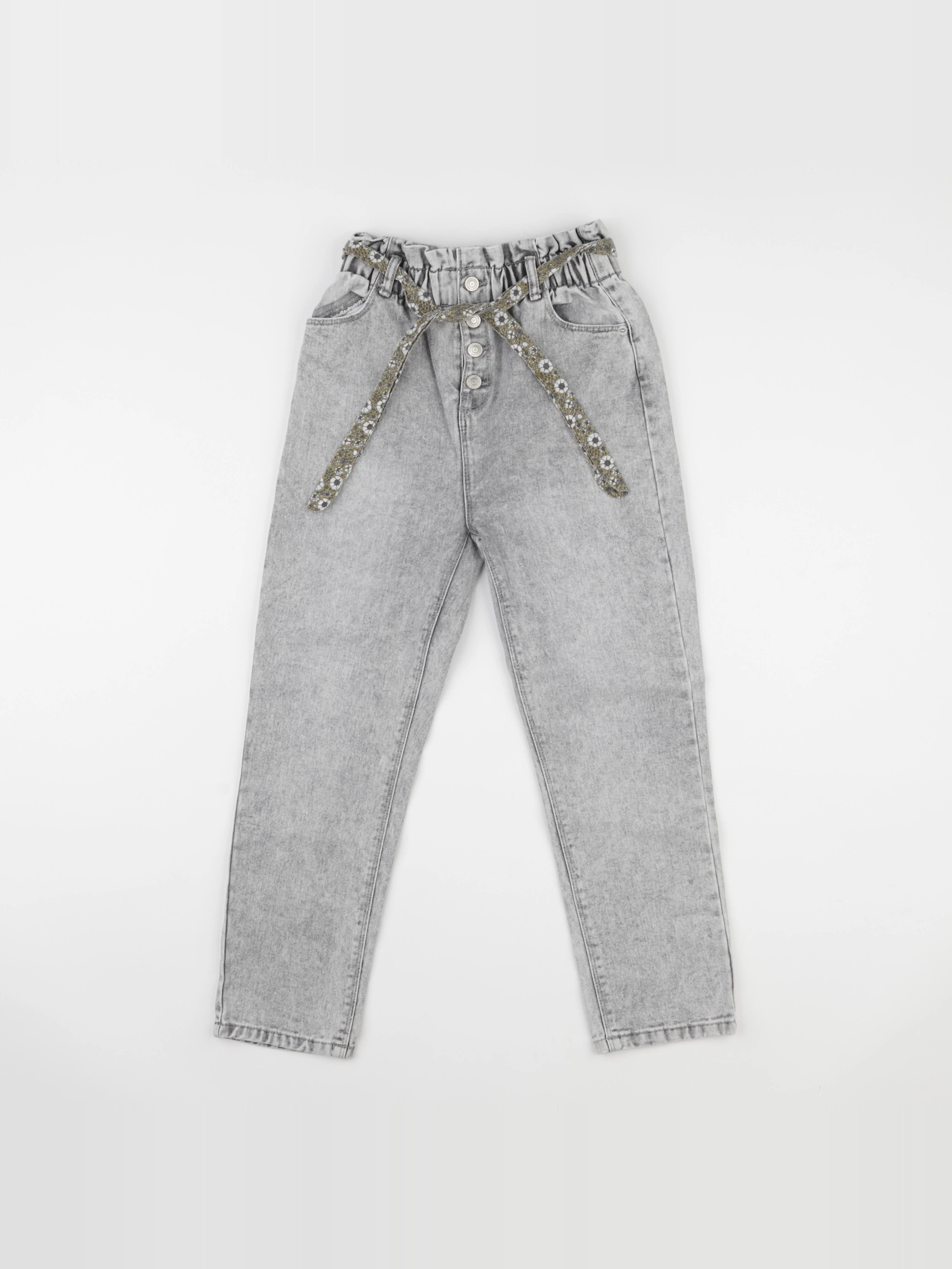 Vertbaudet - jean gris - 9 ans