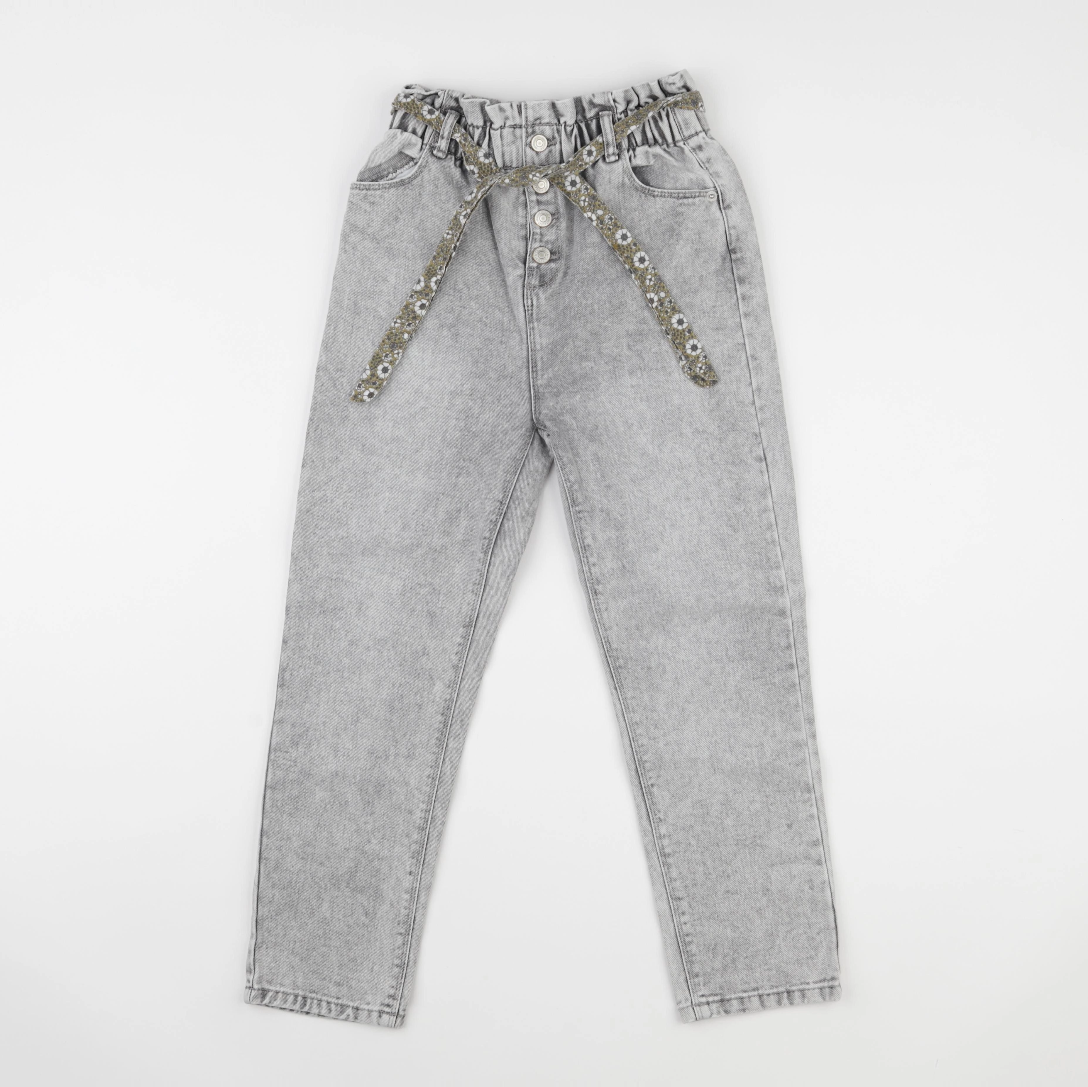 Vertbaudet - jean gris - 9 ans