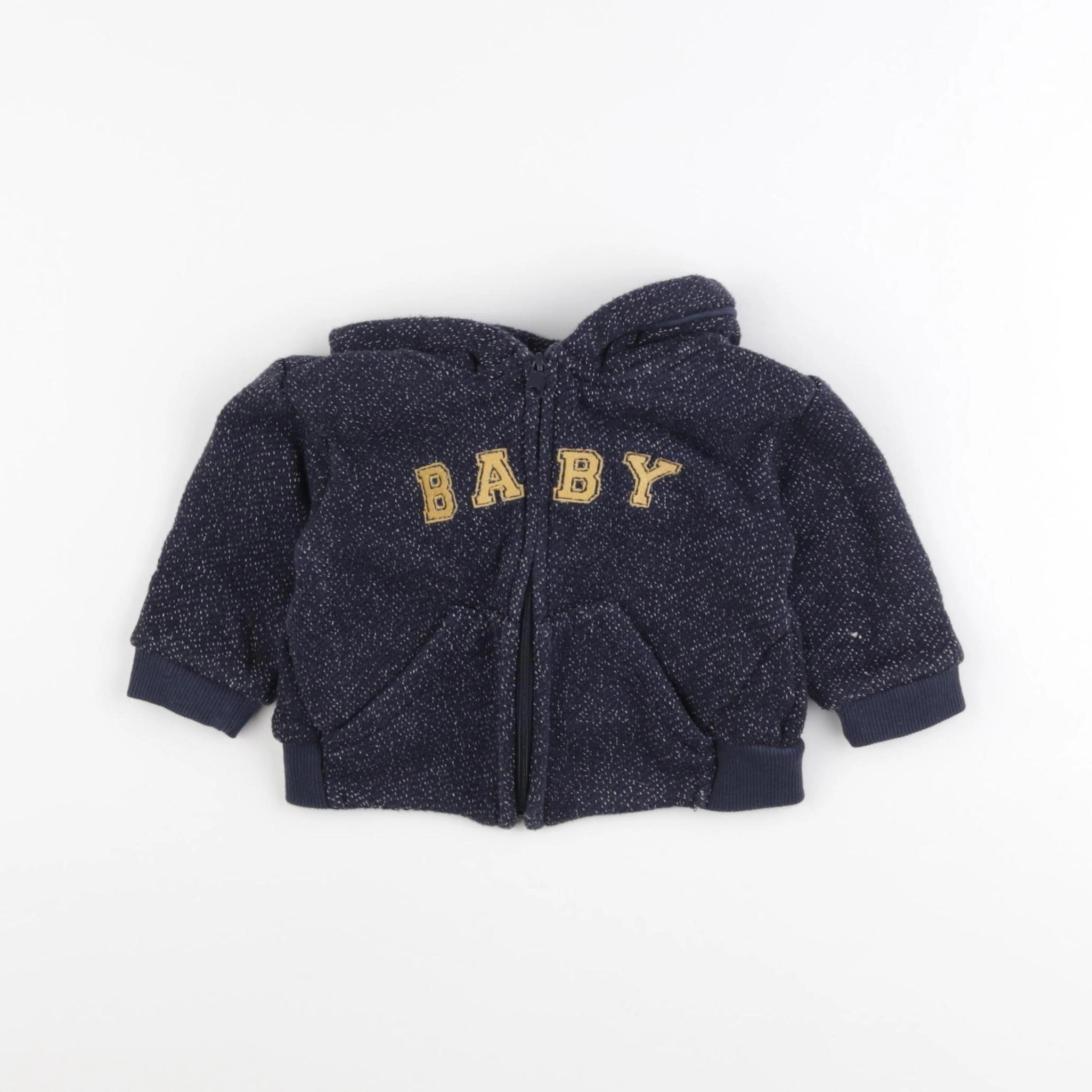 Tape à l'oeil - sweat bleu - 6 mois