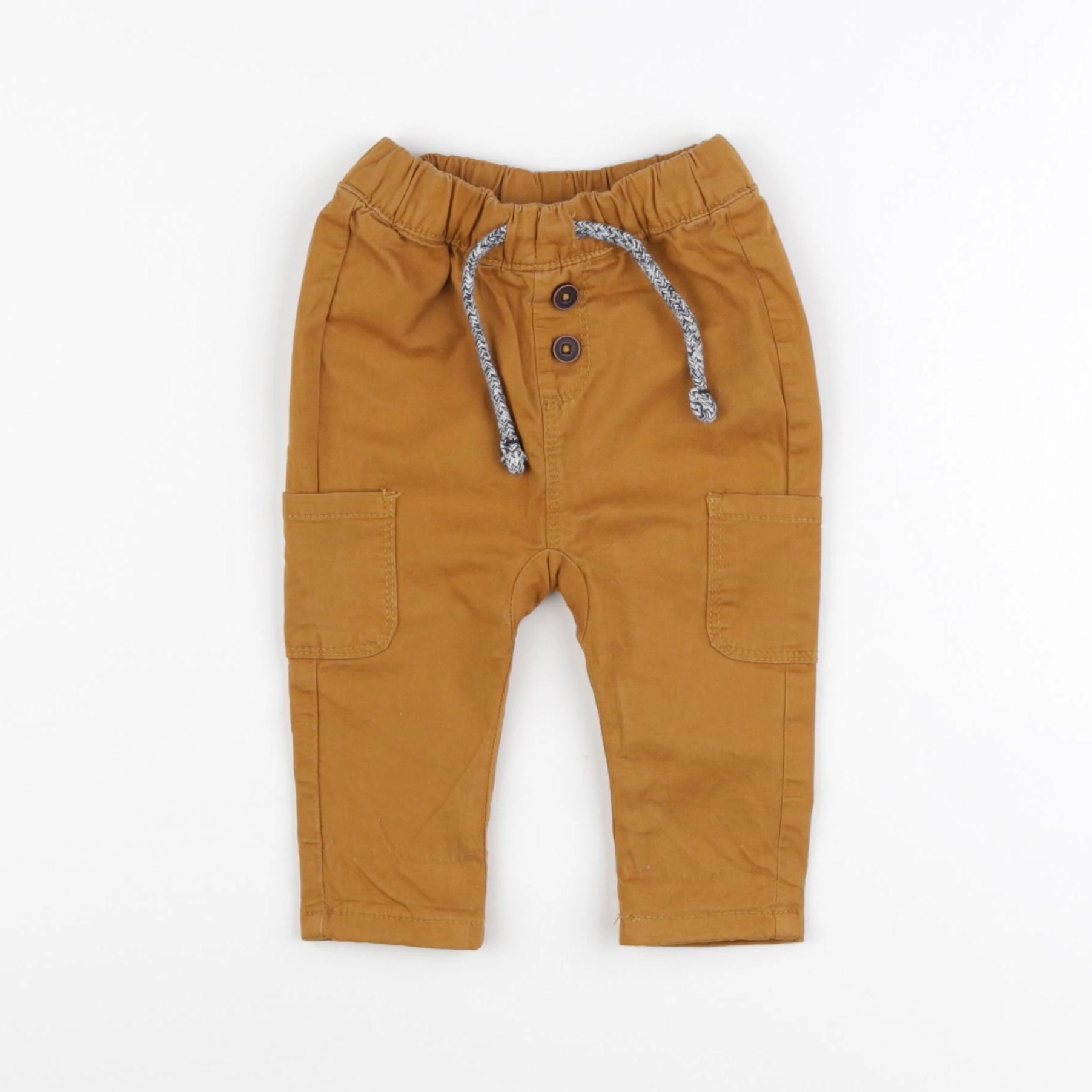 Tape à l'oeil - pantalon doublé marron - 3 mois