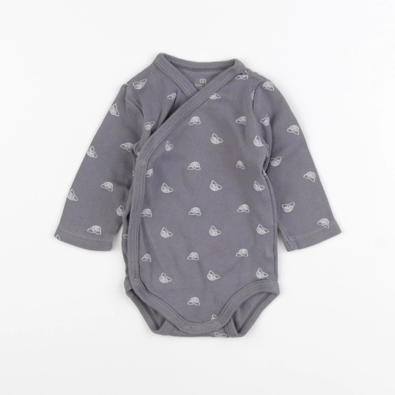 La Redoute - body gris - 3 mois