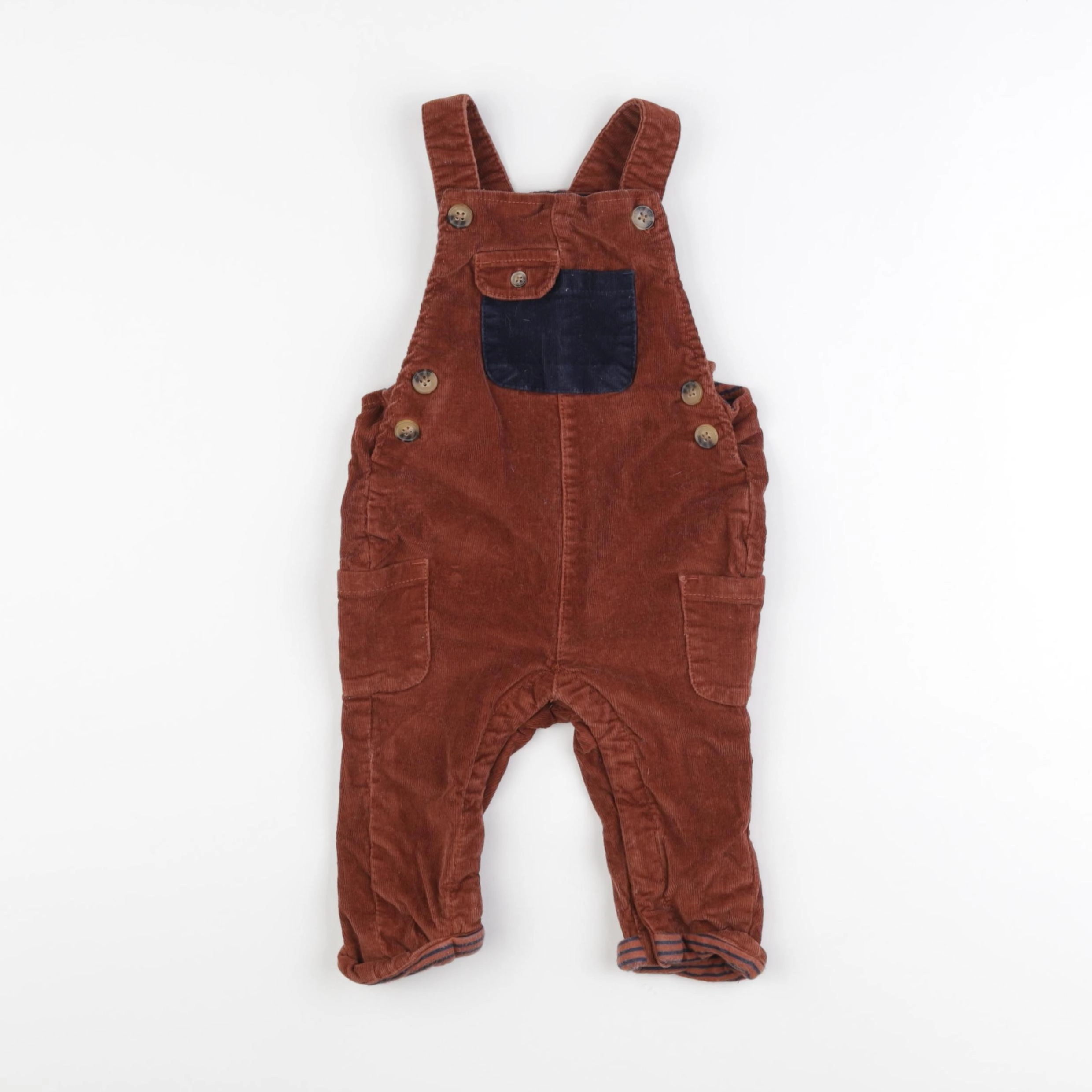 Tape à l'oeil - salopette doublé marron - 9 mois