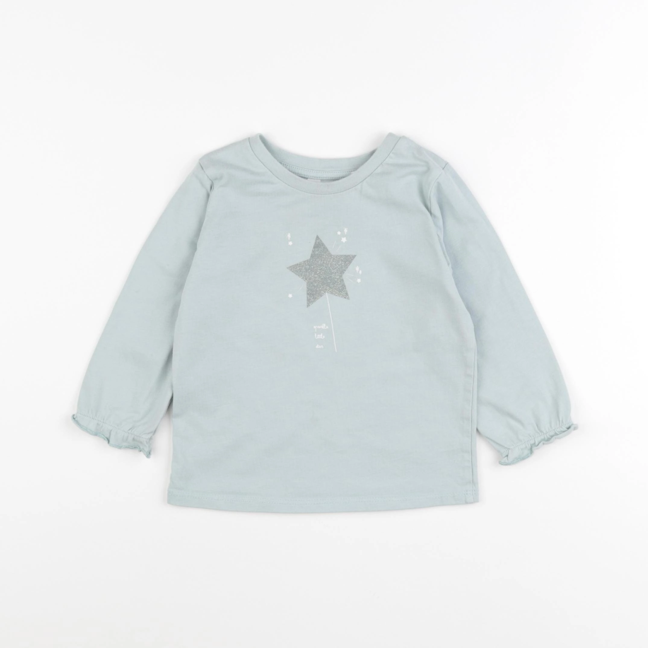 Mango - tee-shirt bleu - 12/18 mois