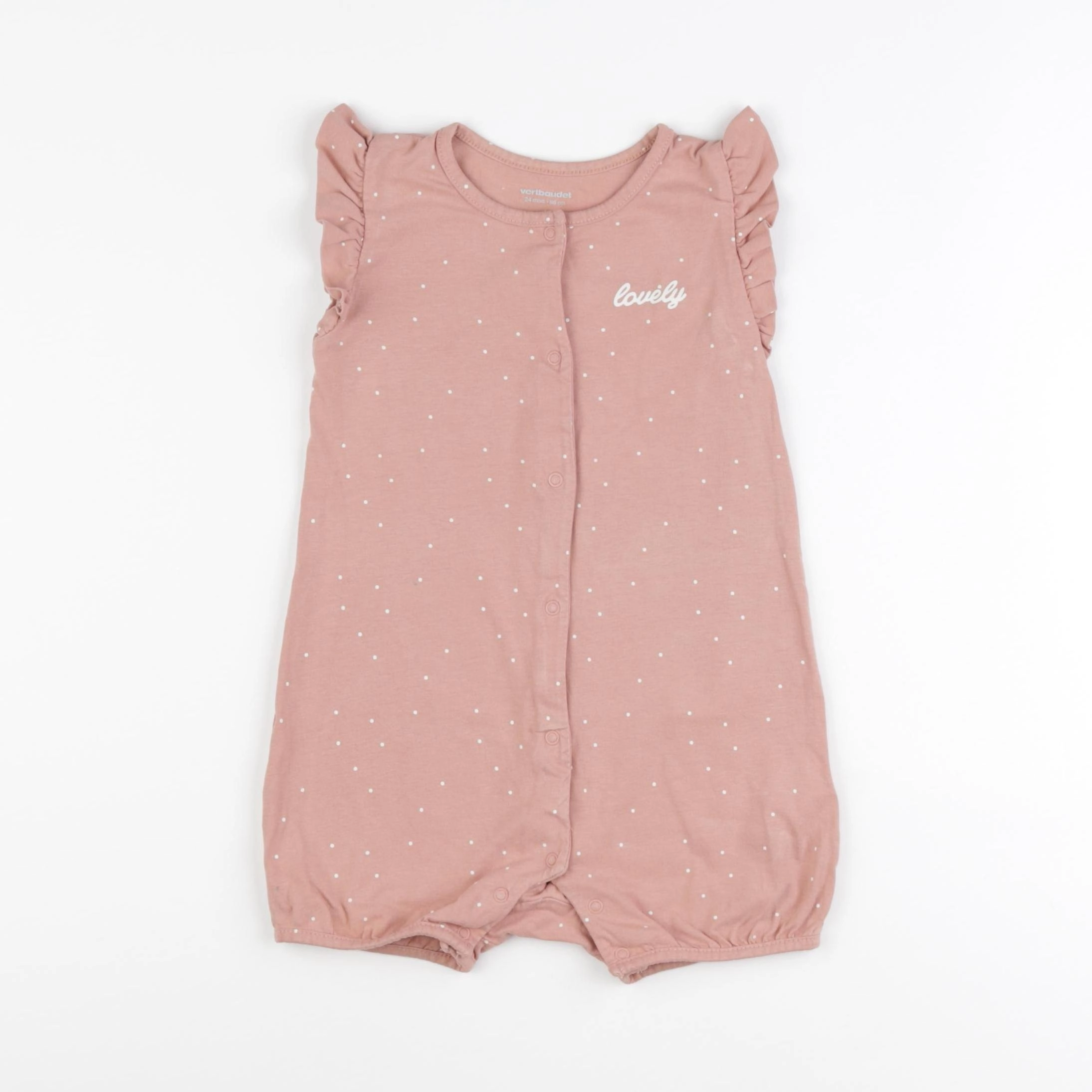 Vertbaudet - pyjama rose - 24 mois