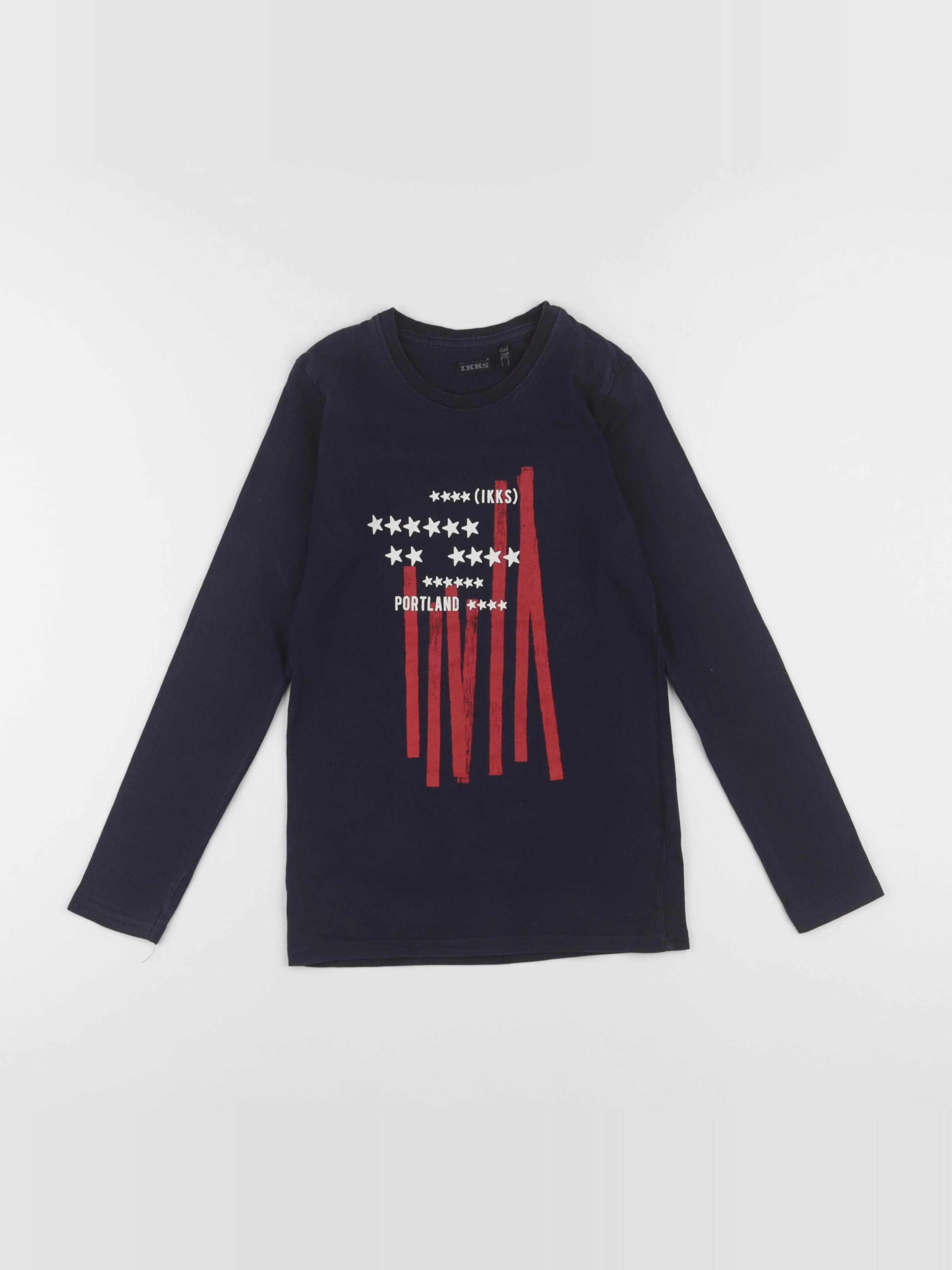IKKS - tee-shirt bleu - 8 ans