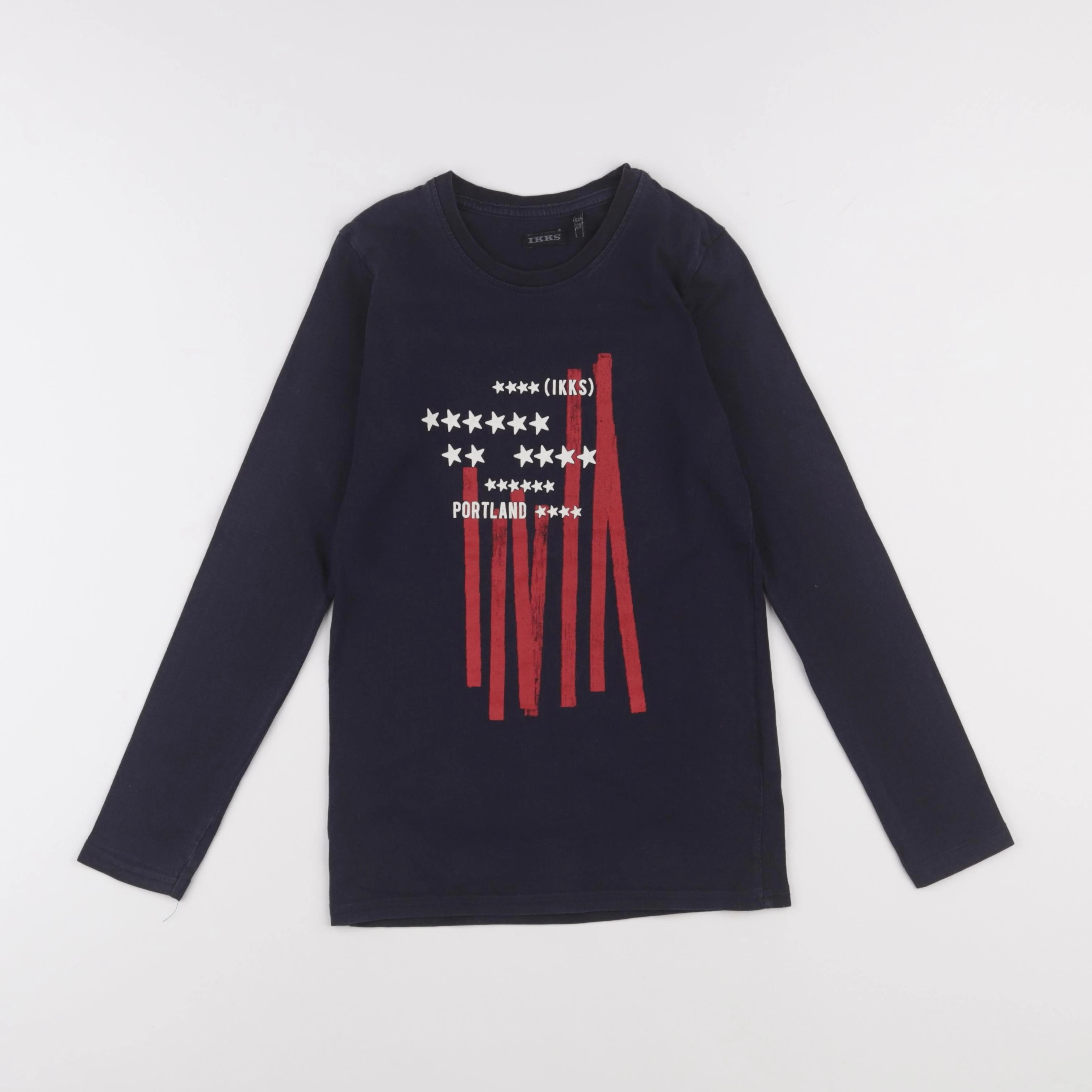IKKS - tee-shirt bleu - 8 ans