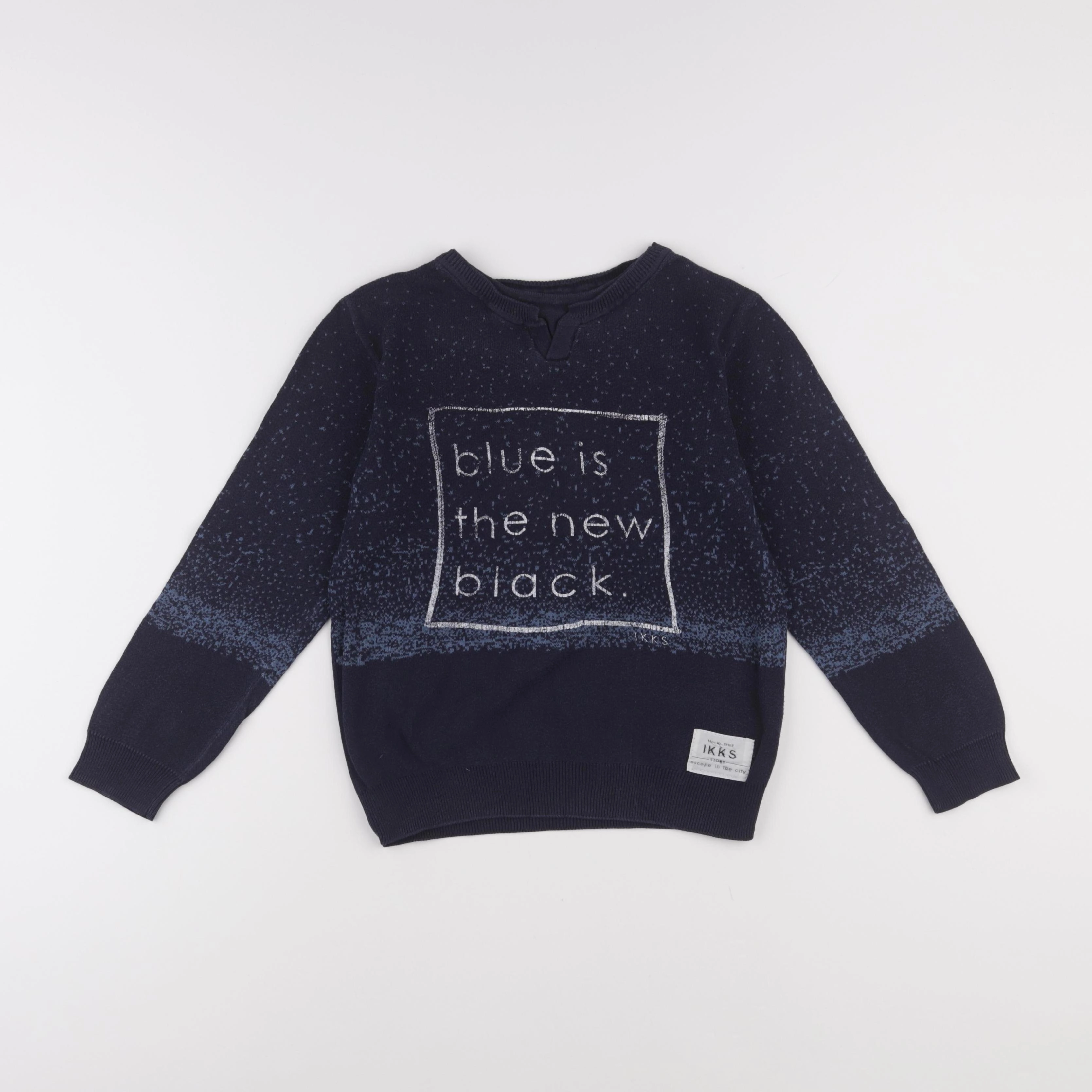 IKKS - pull bleu - 6 ans