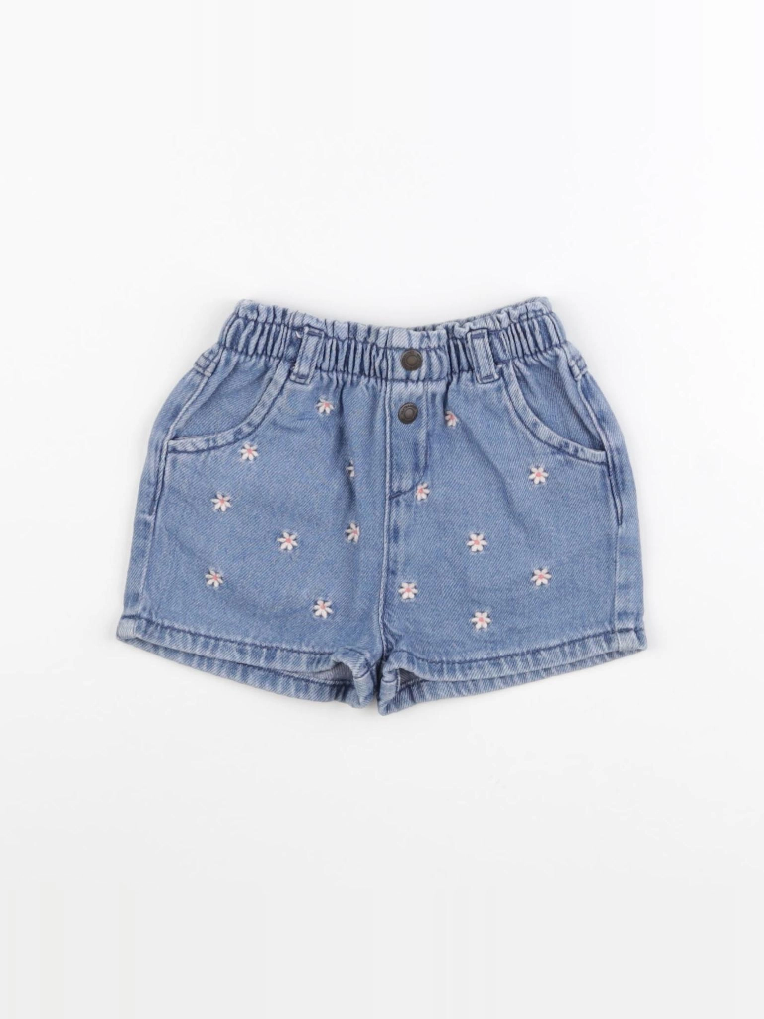 Vertbaudet - short bleu - 6 mois