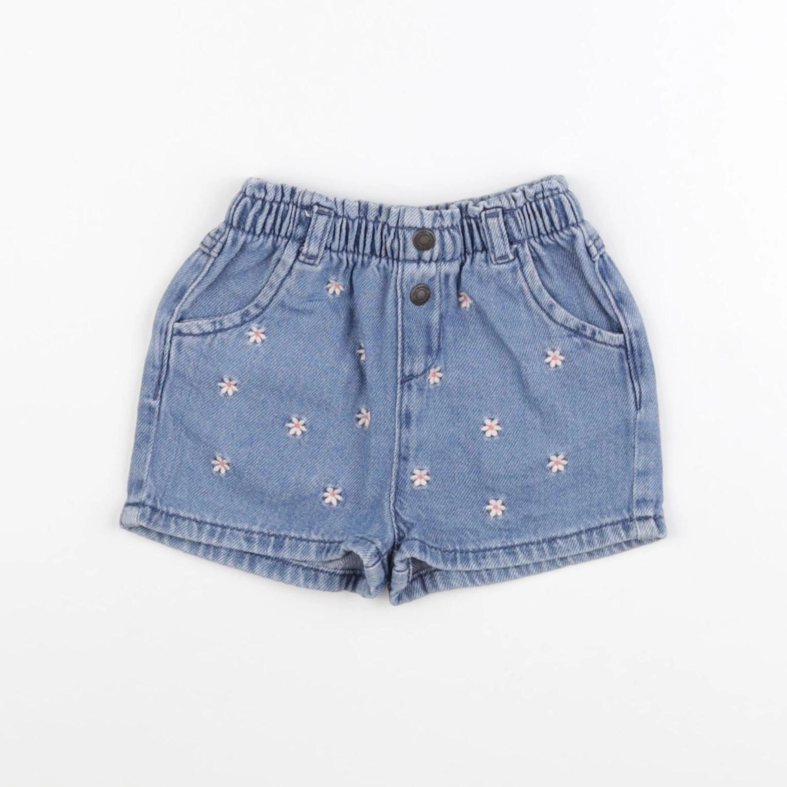 Vertbaudet - short bleu - 6 mois