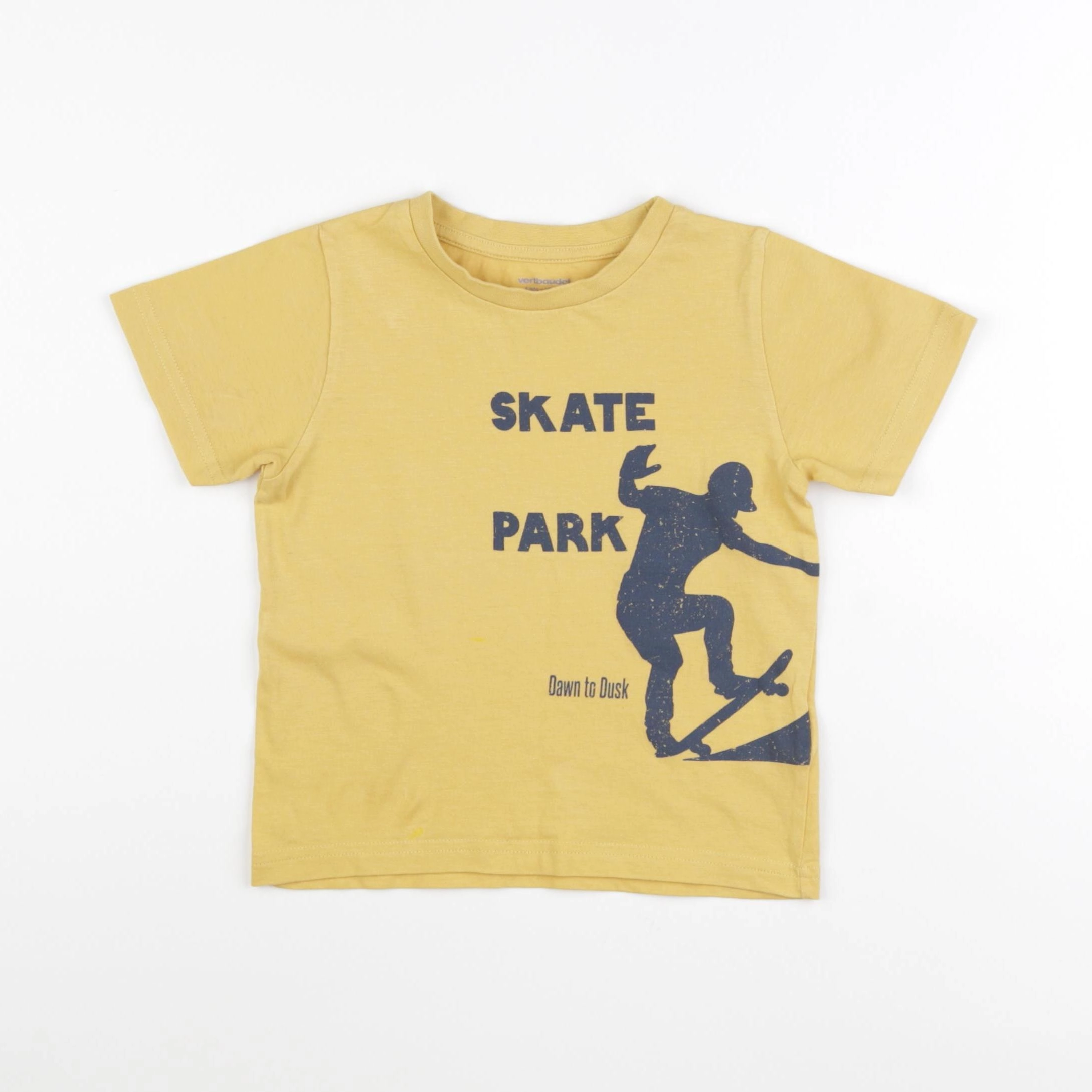 Vertbaudet - tee-shirt jaune - 4 ans