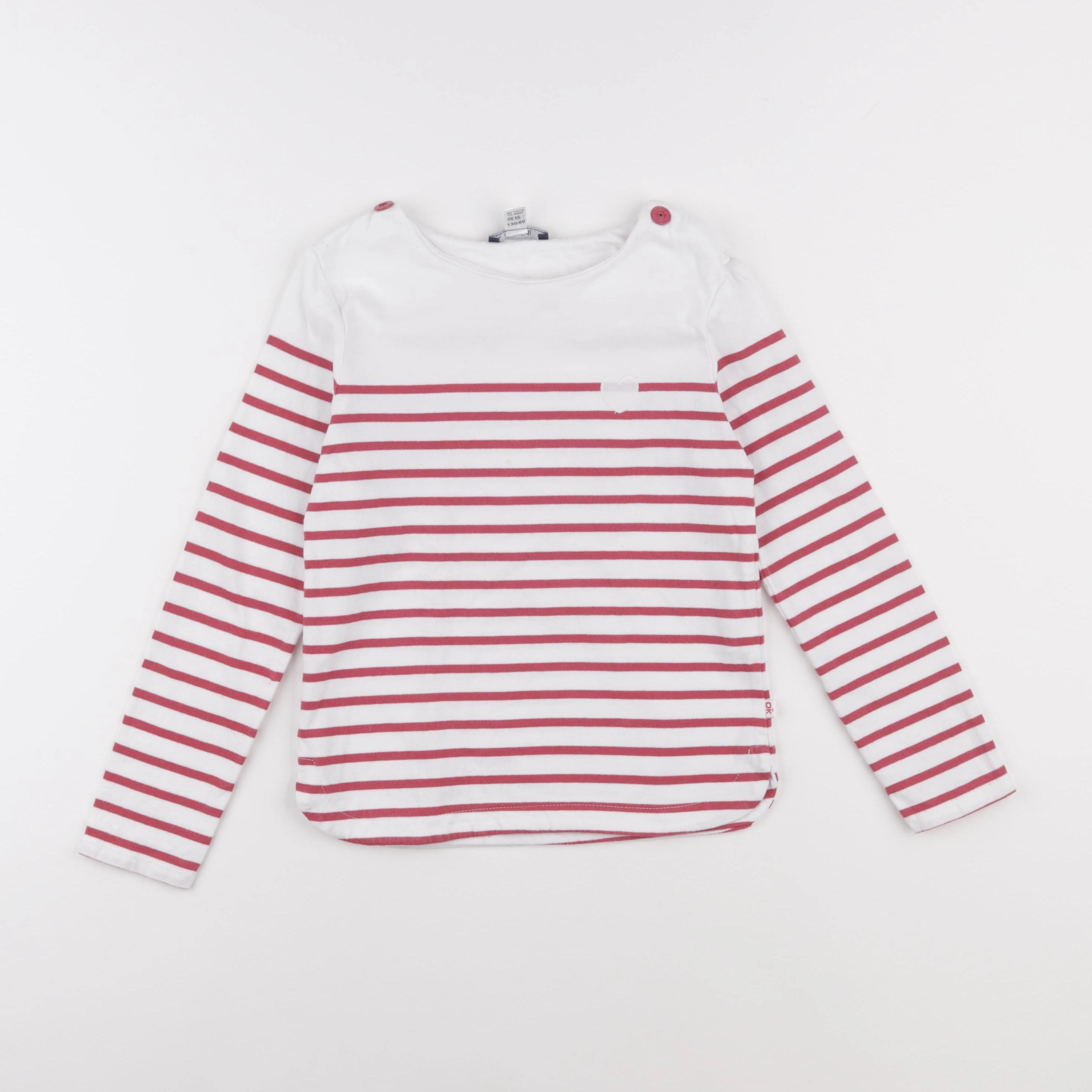 Okaidi - tee-shirt rouge - 8 ans