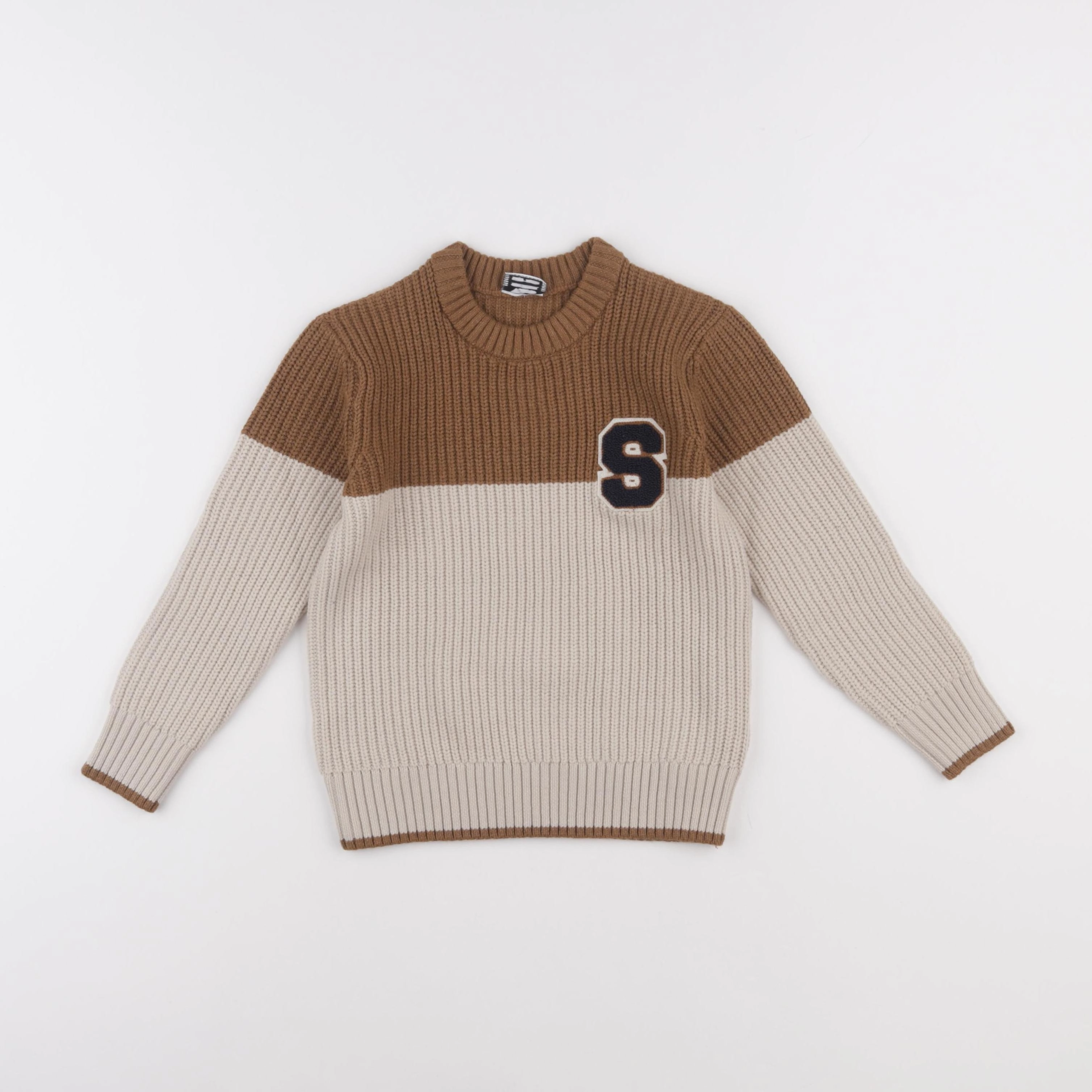 Tape à l'oeil - pull marron - 5 ans