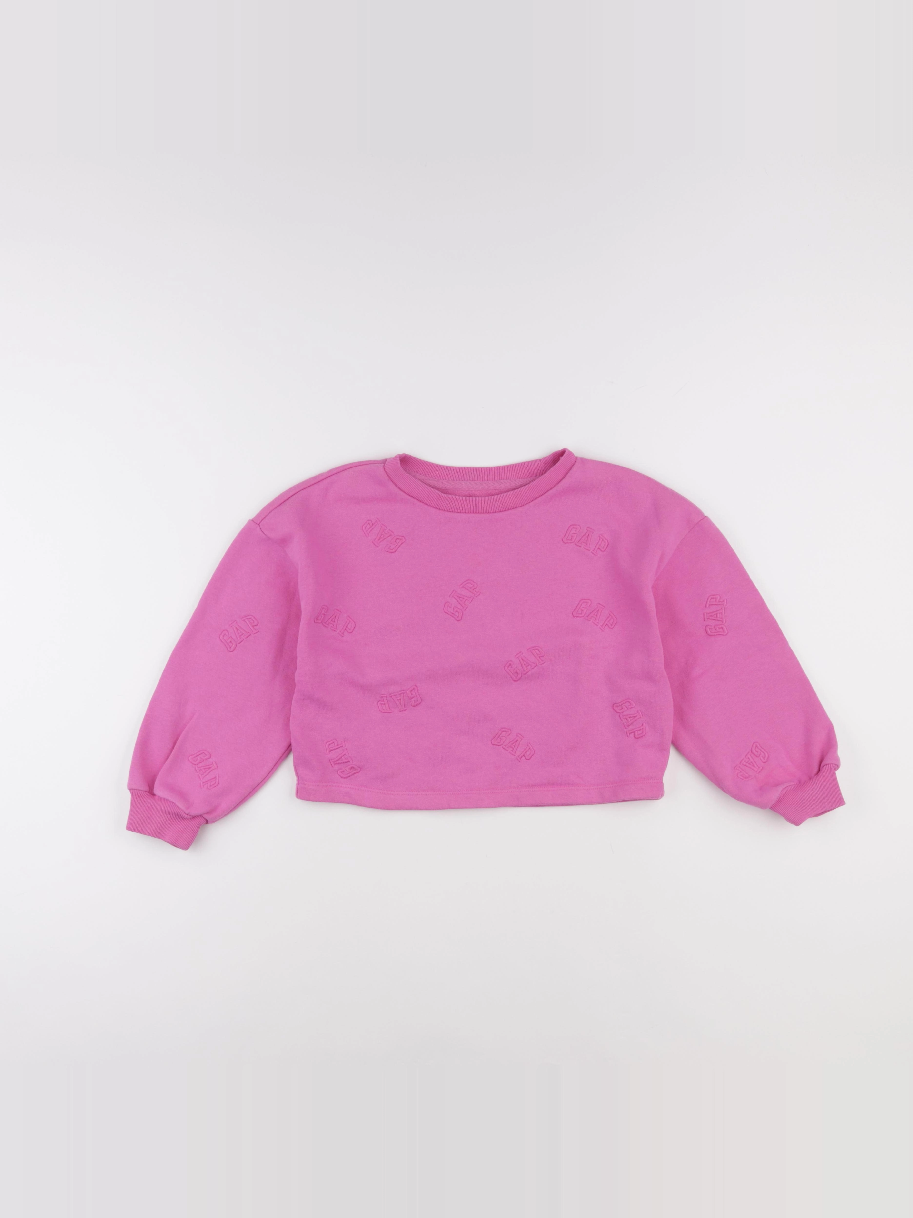 GAP - sweat rose - 6/7 ans