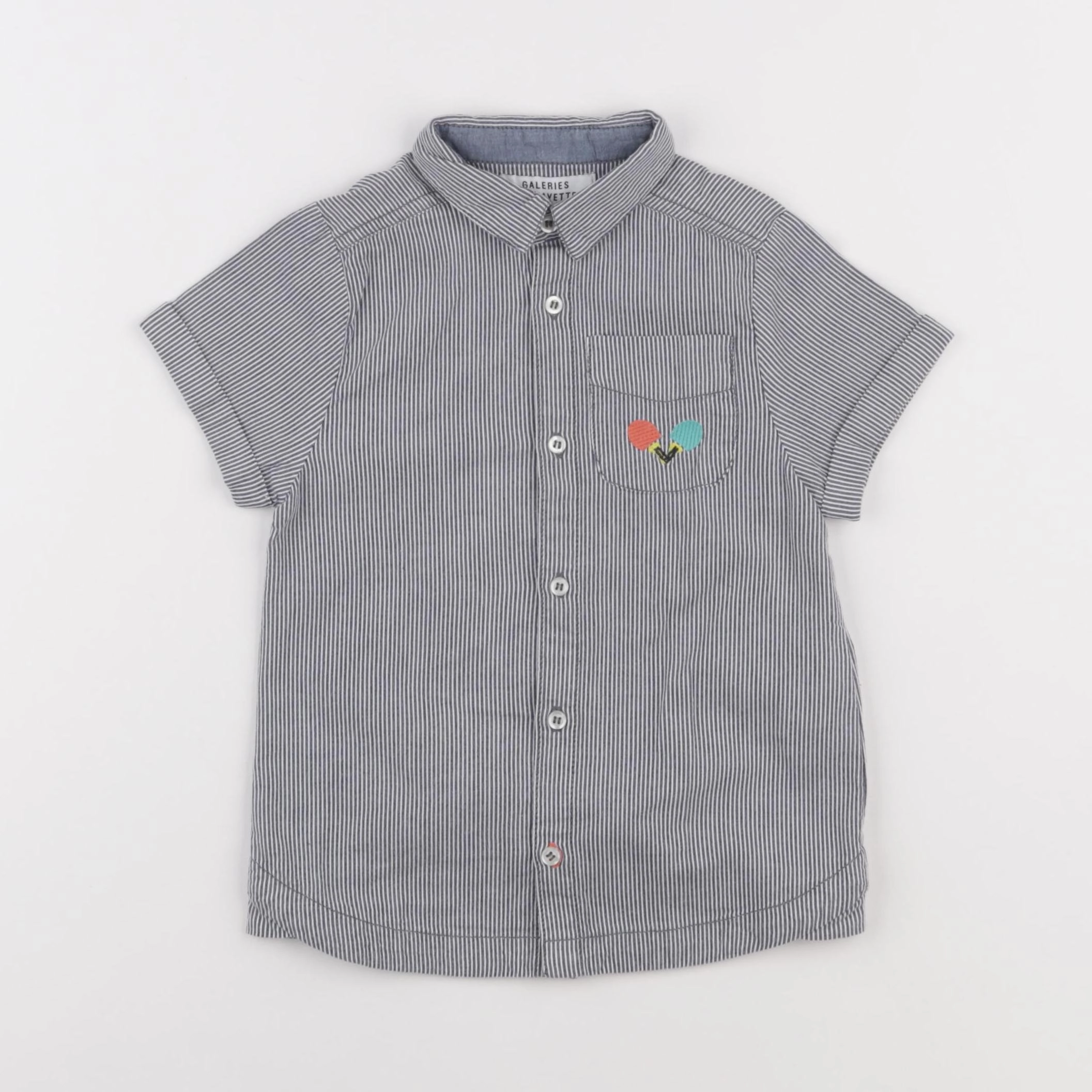 Galeries Lafayette - chemise gris - 4 ans