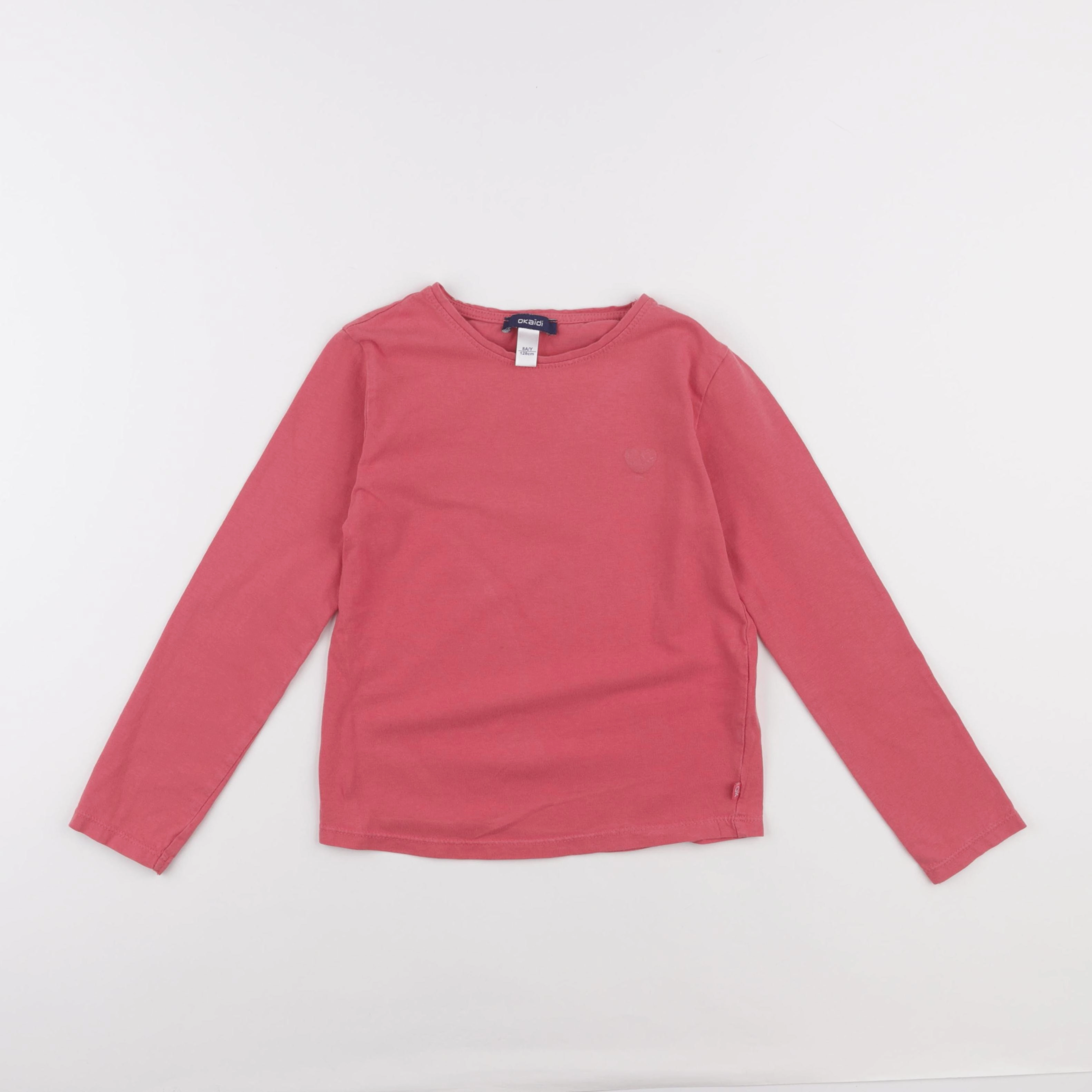 Okaidi - tee-shirt rose - 8 ans