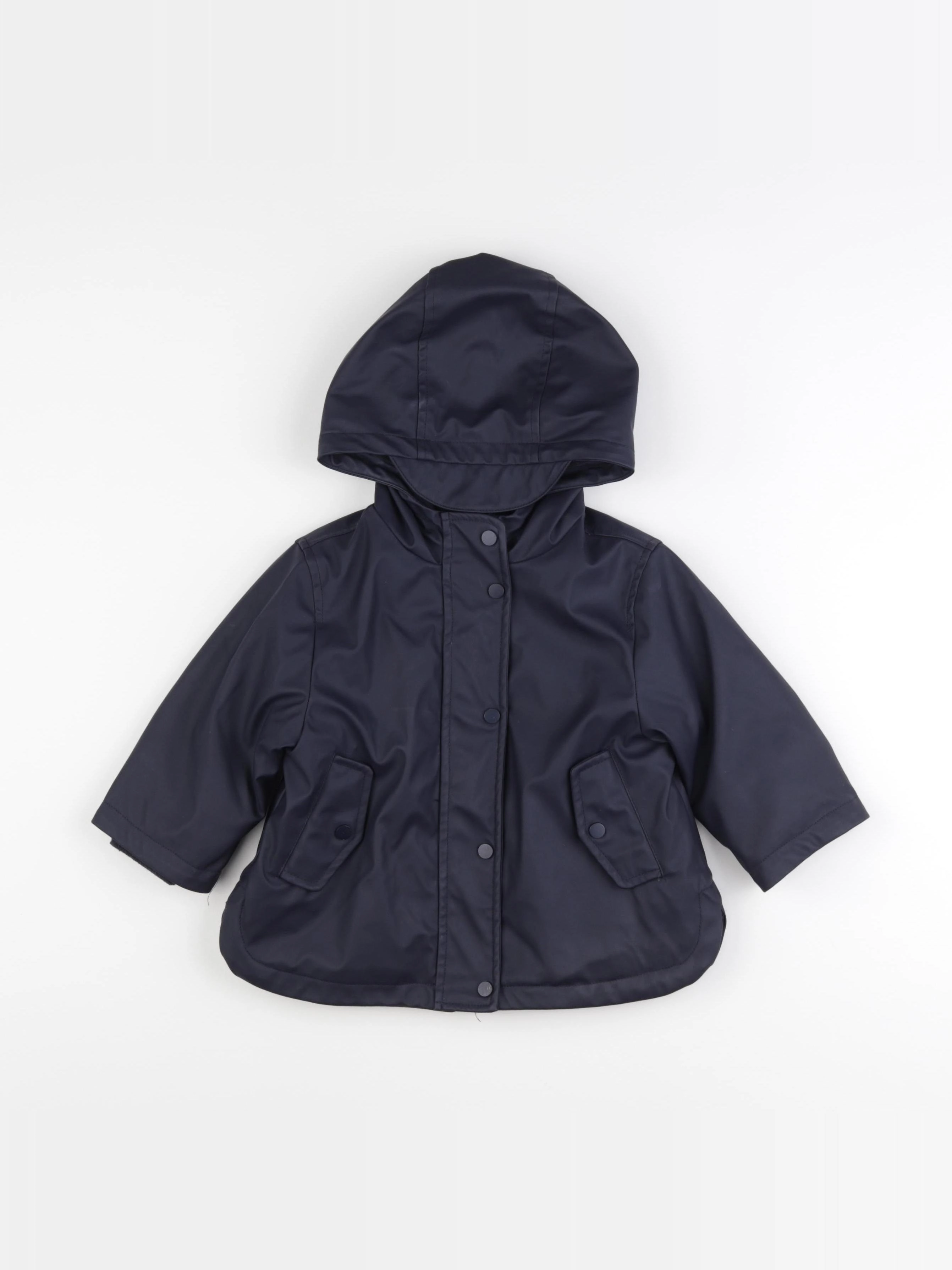 Zara - imperméable bleu - 12/18 mois
