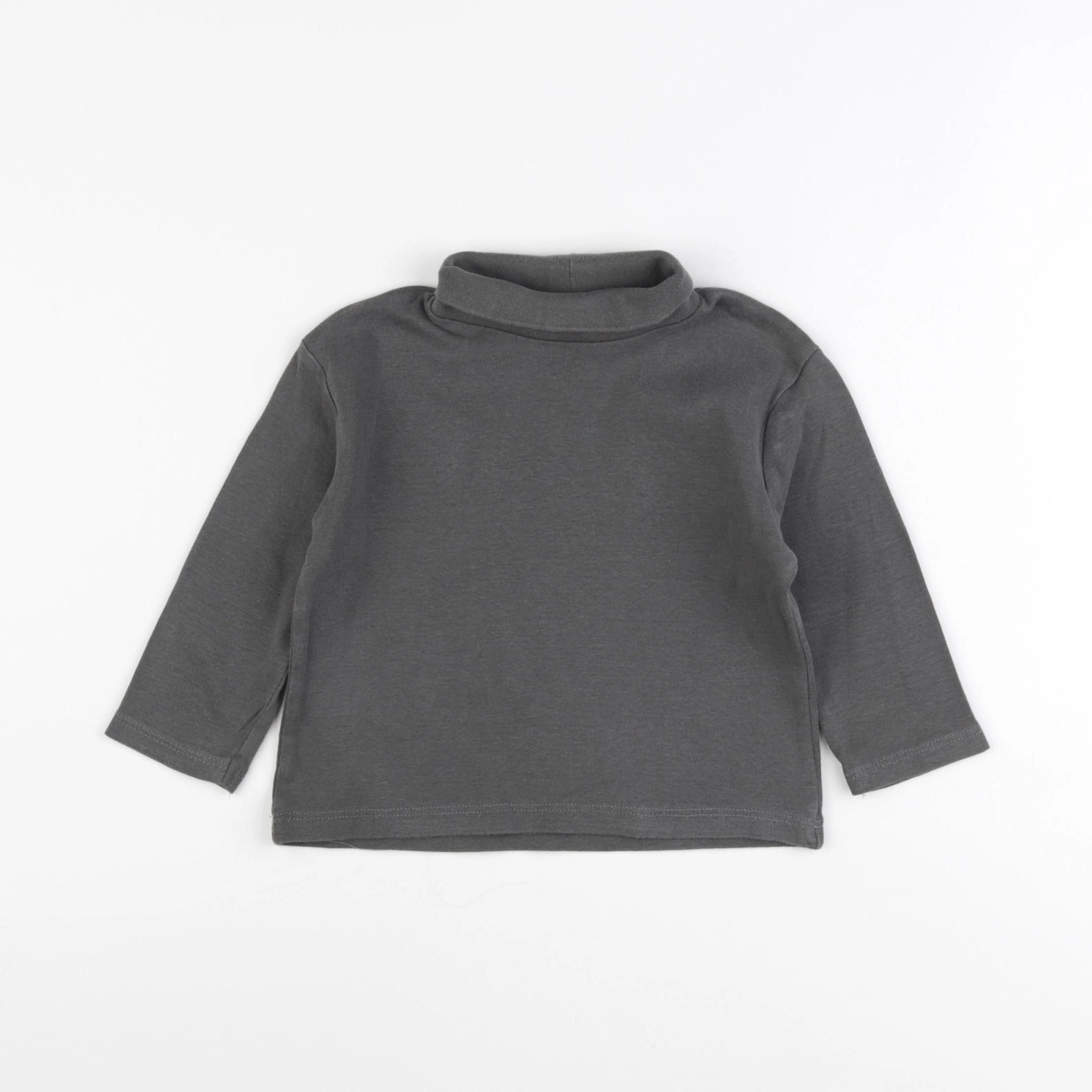 Zara - sous-pull vert - 12/18 mois