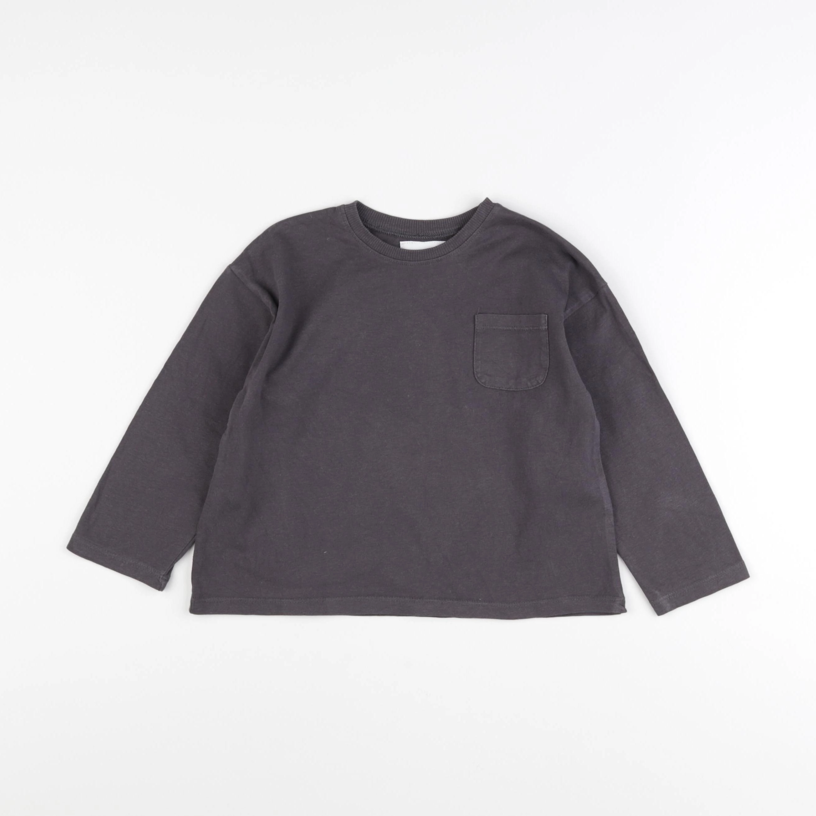 Zara - tee-shirt gris - 2/3 ans