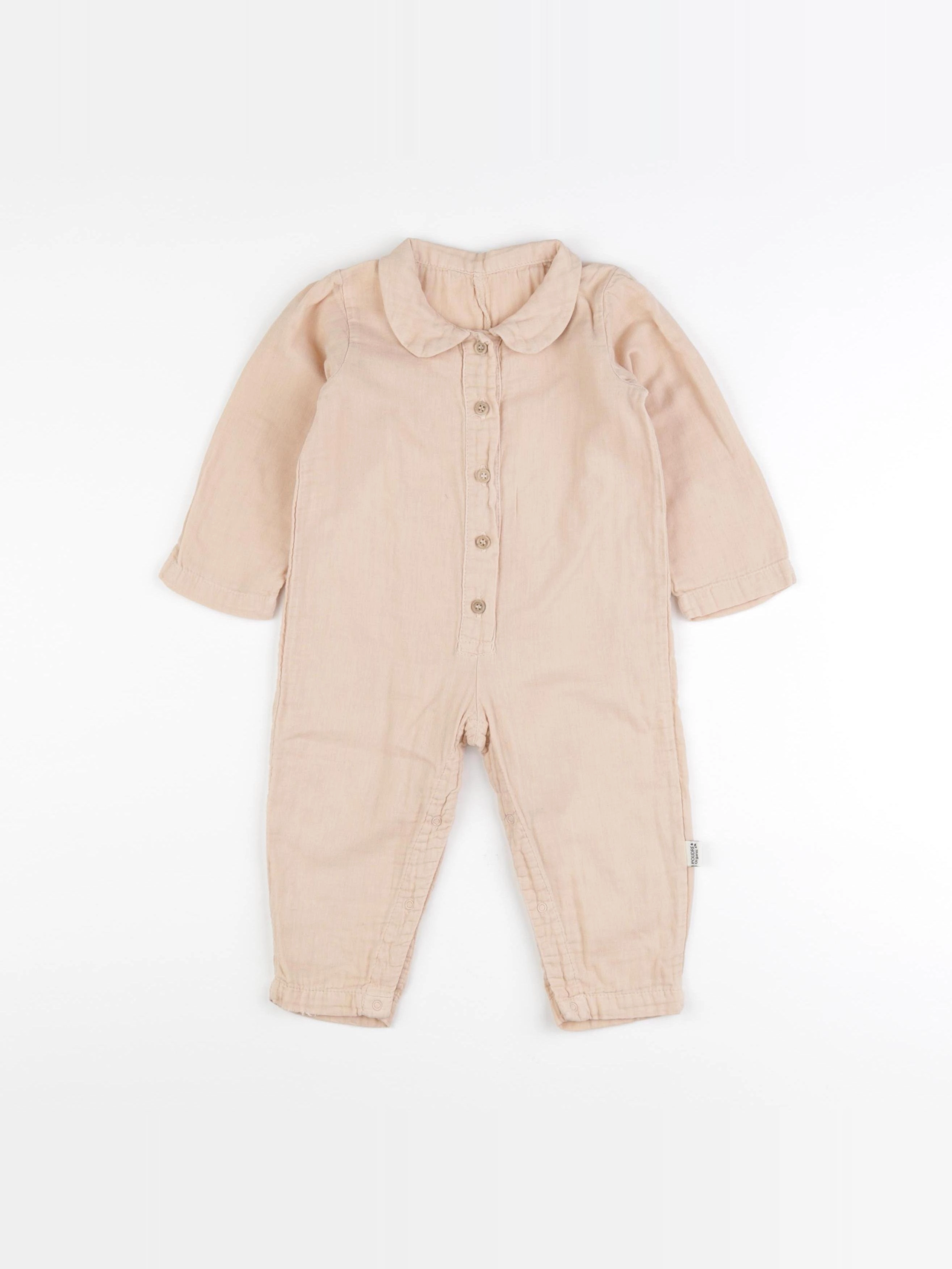 Poudre Organic - combinaison rose - 18 mois