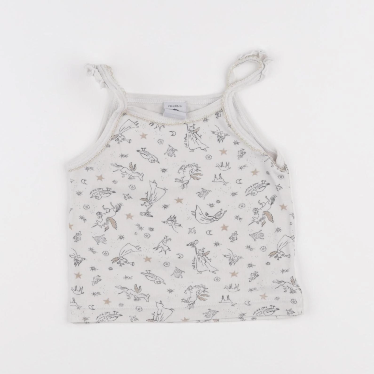 Petit Bateau - maillot de corps multicolore - 2 ans