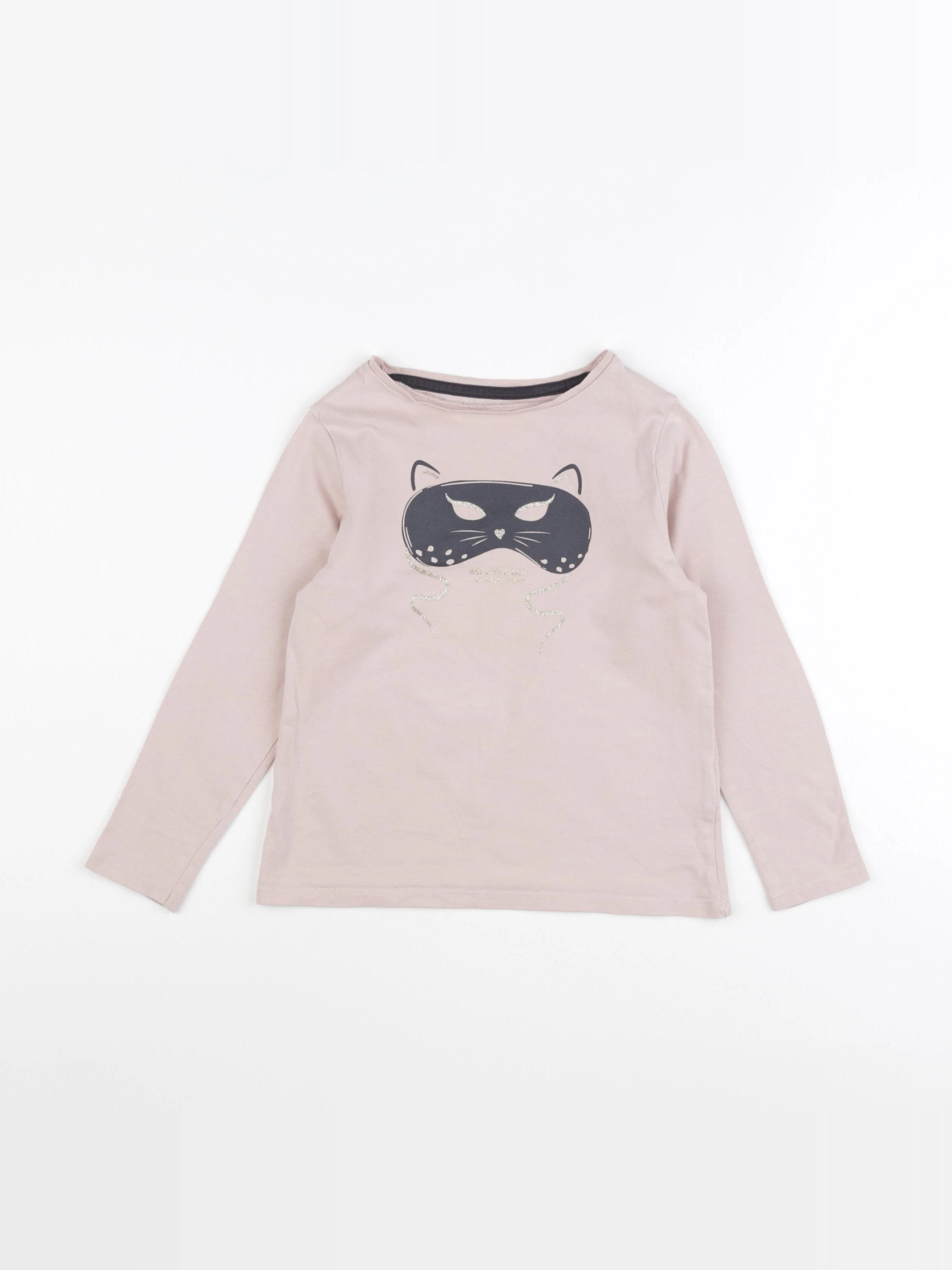 Vertbaudet - tee-shirt rose - 6 ans