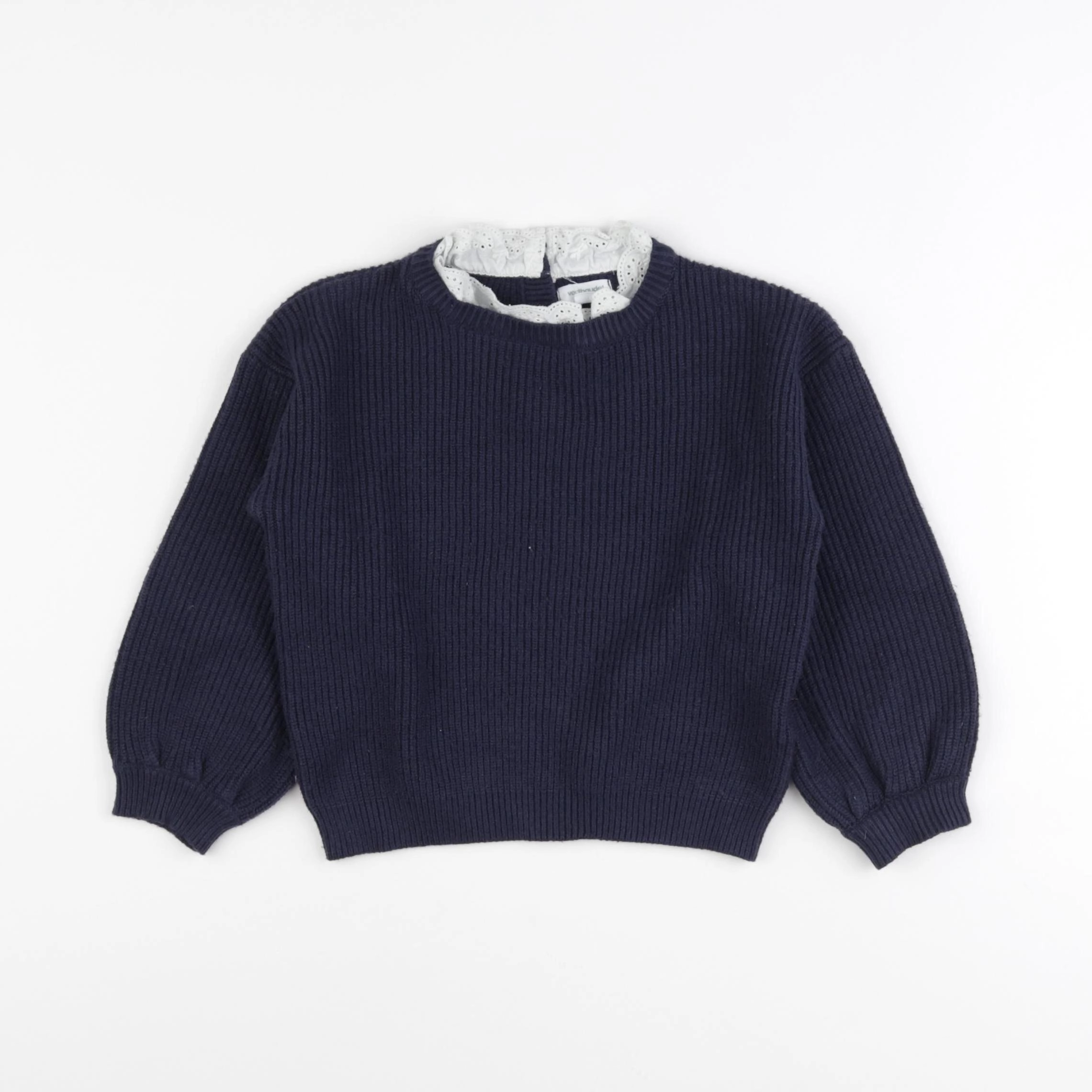 Vertbaudet - pull bleu - 36 mois