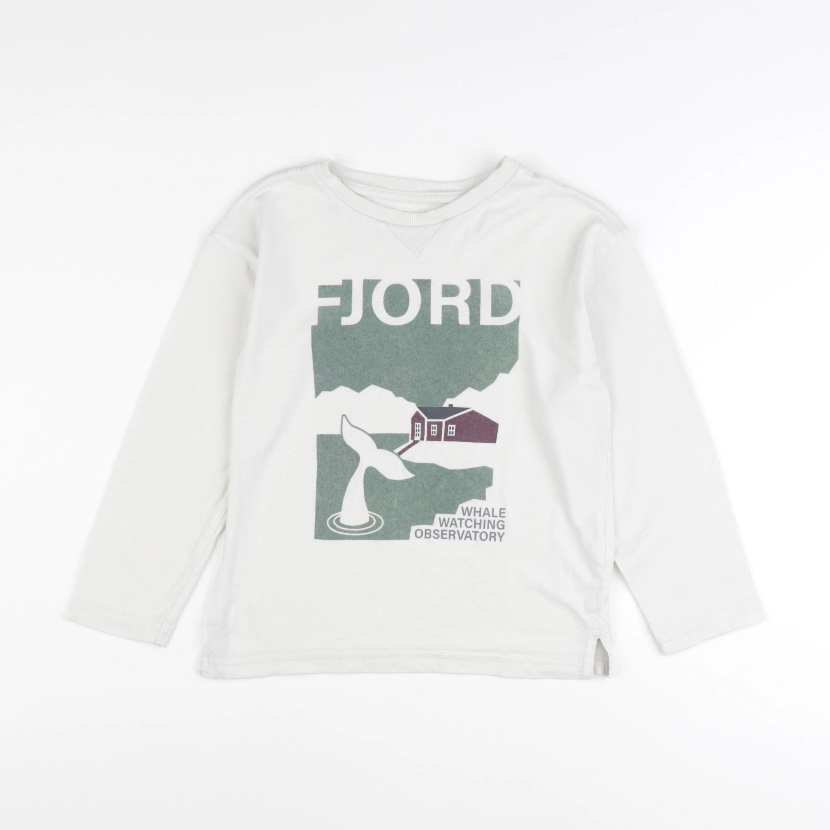 Vertbaudet - tee-shirt blanc - 8 ans