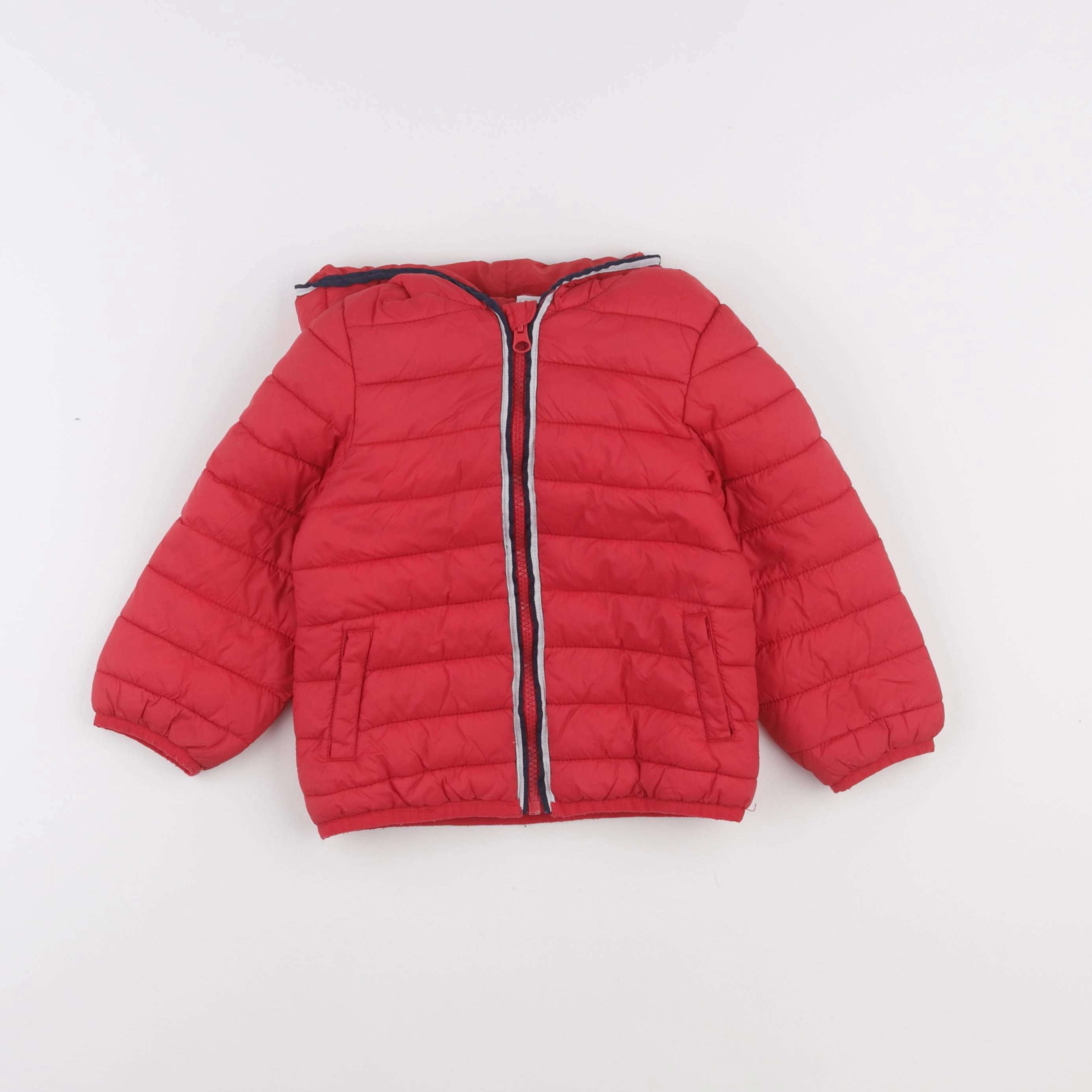 Vertbaudet - doudoune rouge - 3 ans