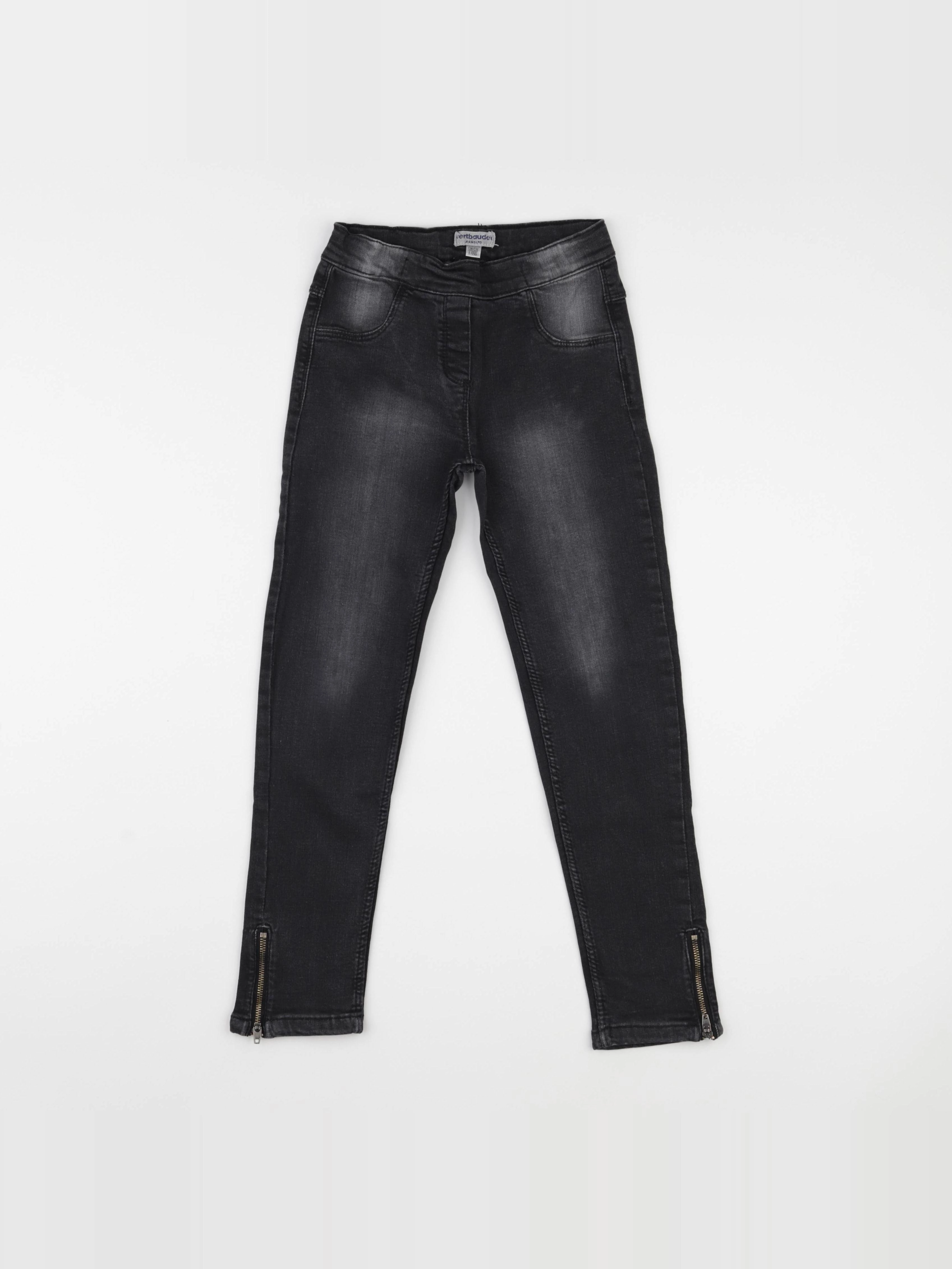 Vertbaudet - jegging noir - 8 ans