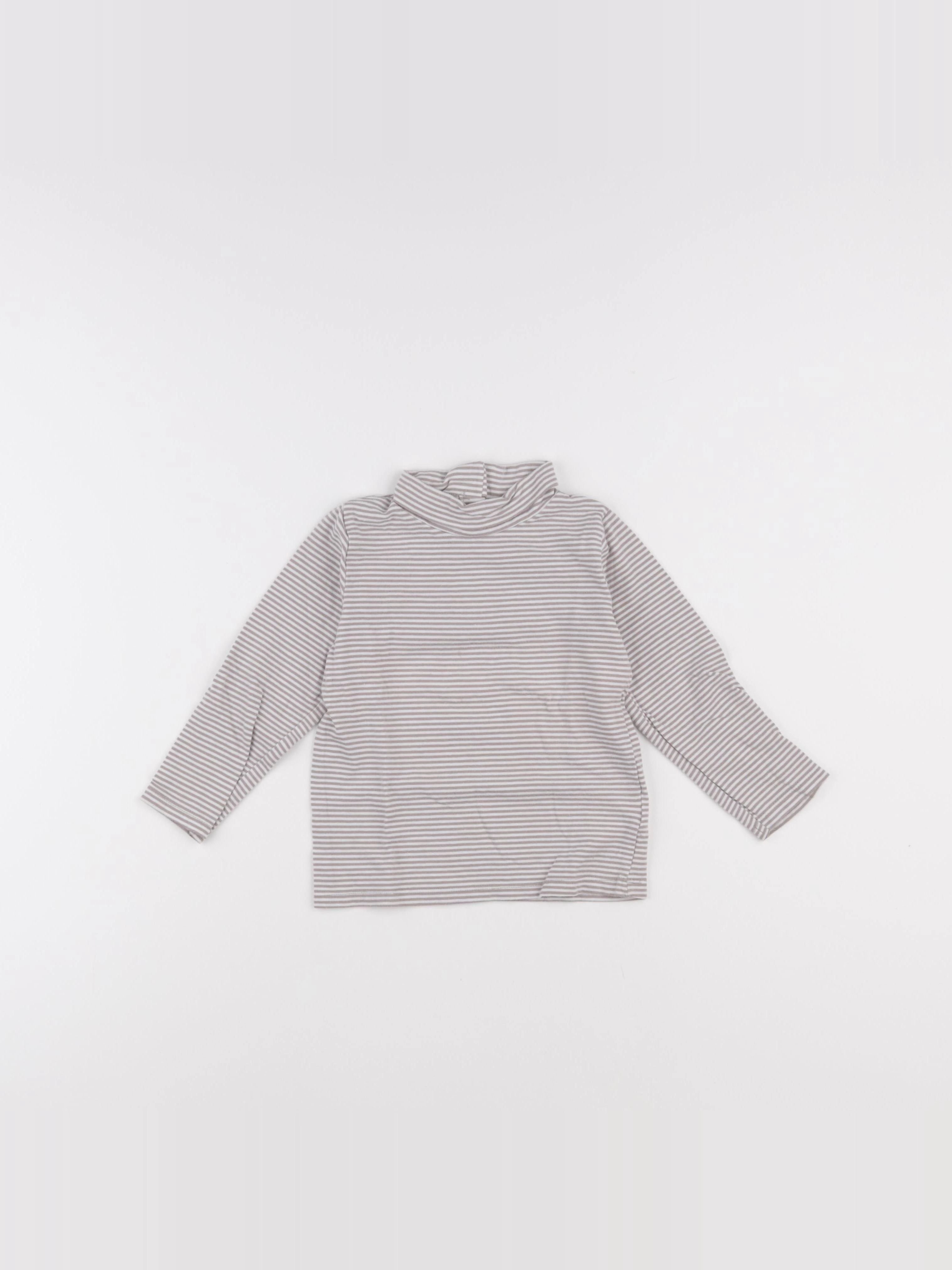 Vertbaudet - sous-pull beige - 3 ans