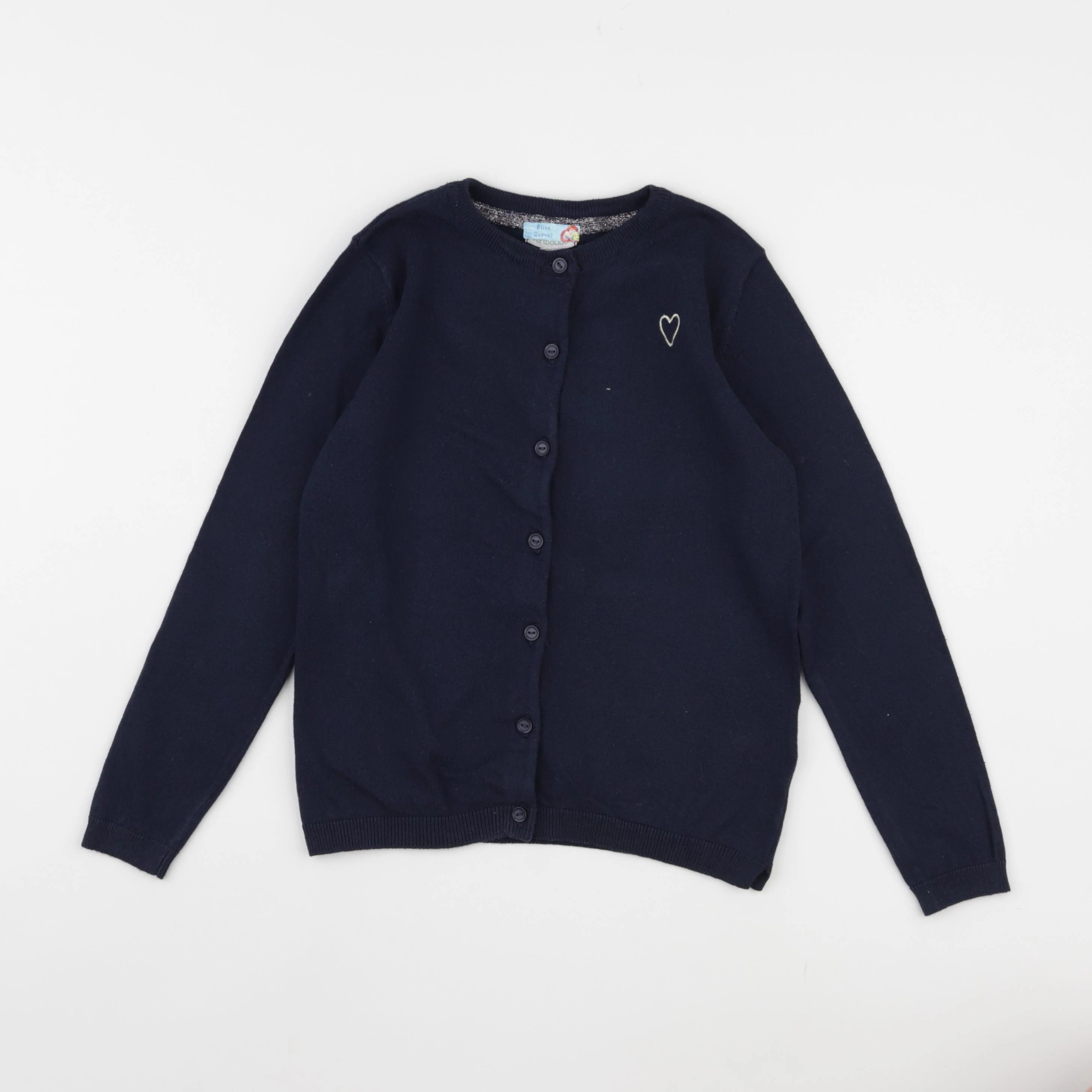 Vertbaudet - sweat bleu - 8 ans