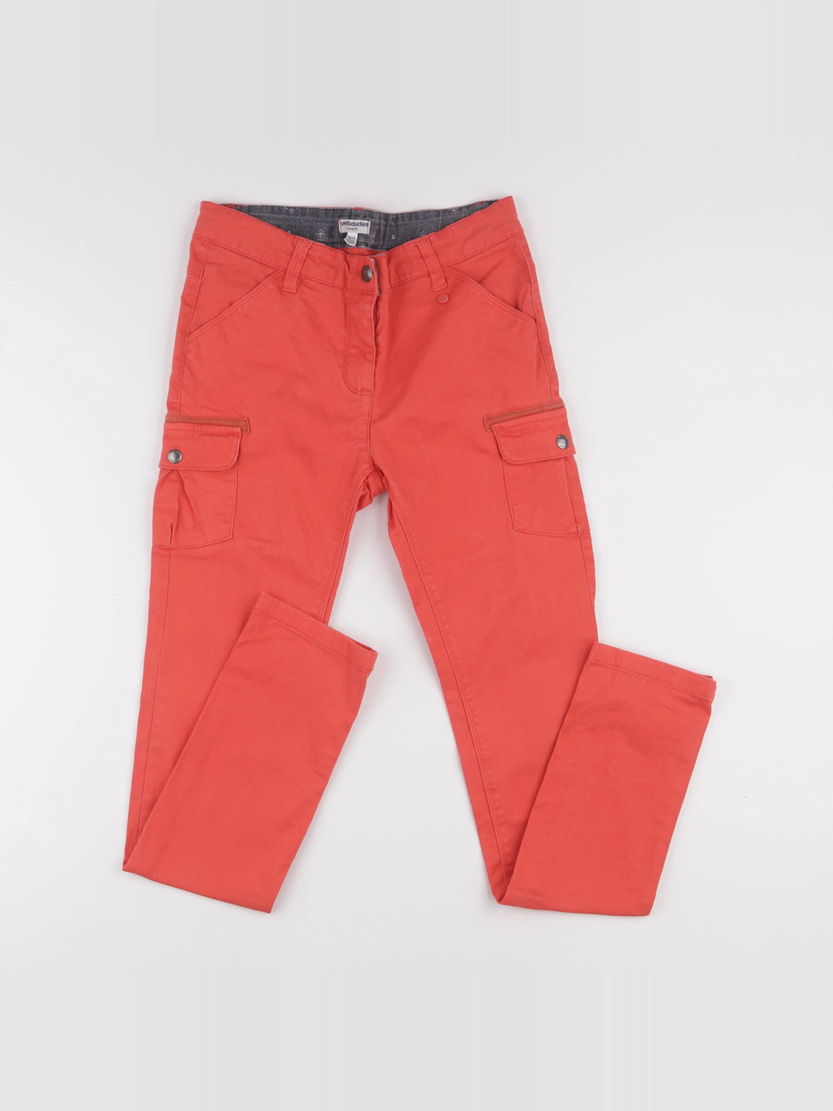 Vertbaudet - pantalon orange - 14 ans