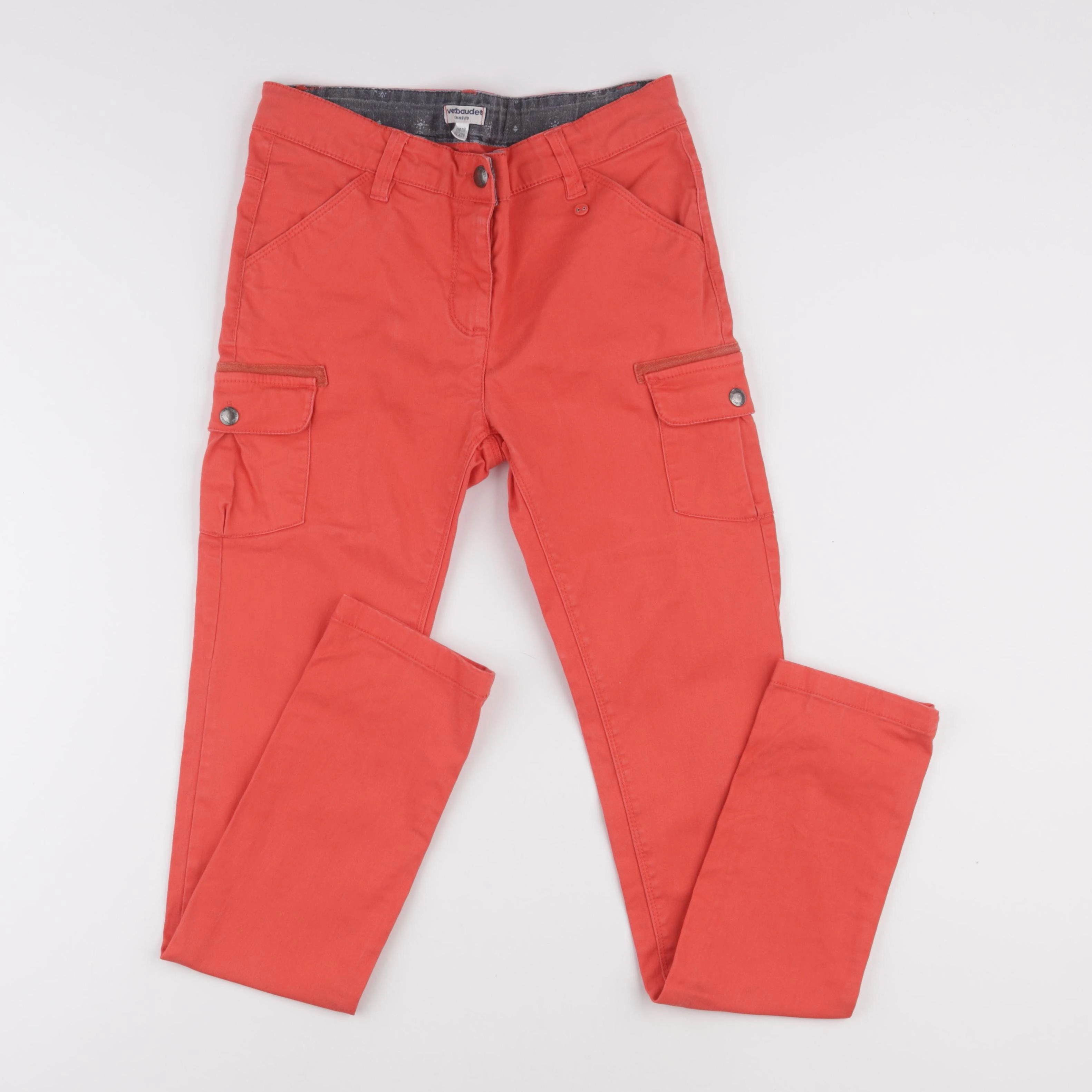 Vertbaudet - pantalon orange - 14 ans