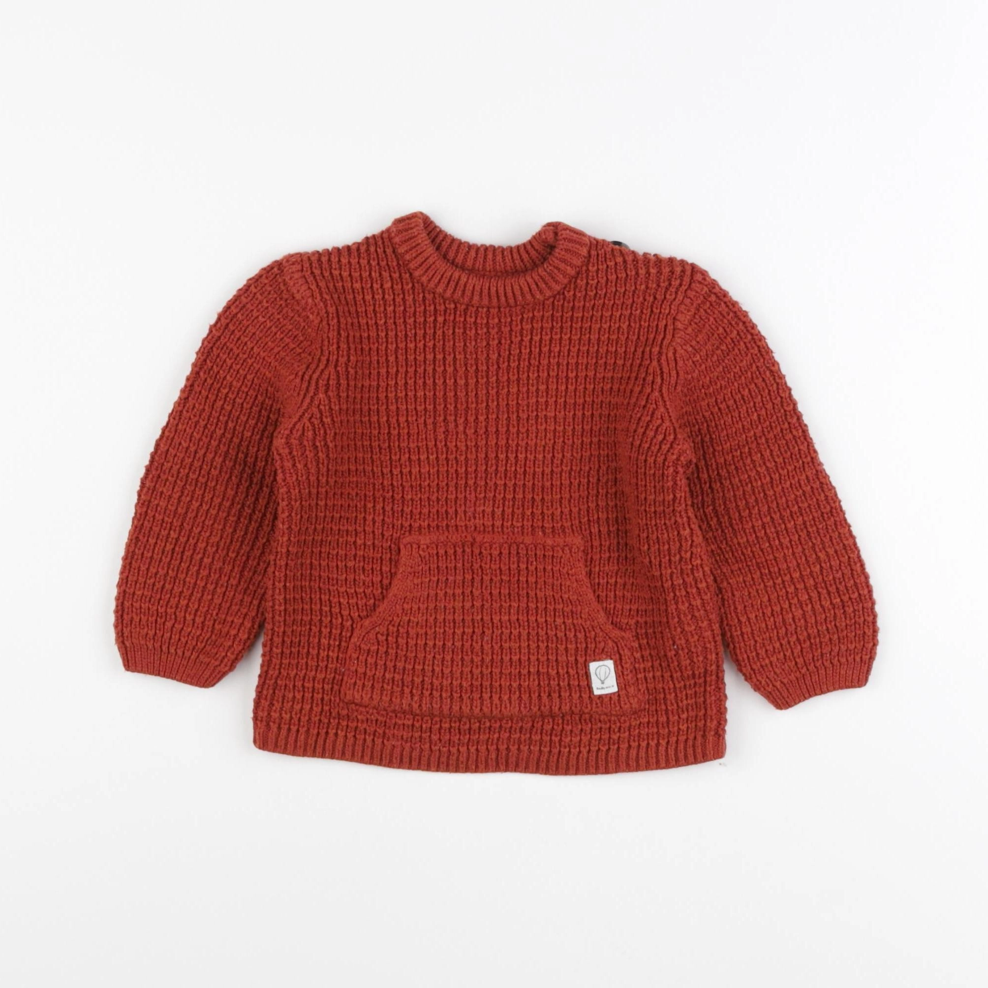 Zara - pull rouge - 9/12 mois