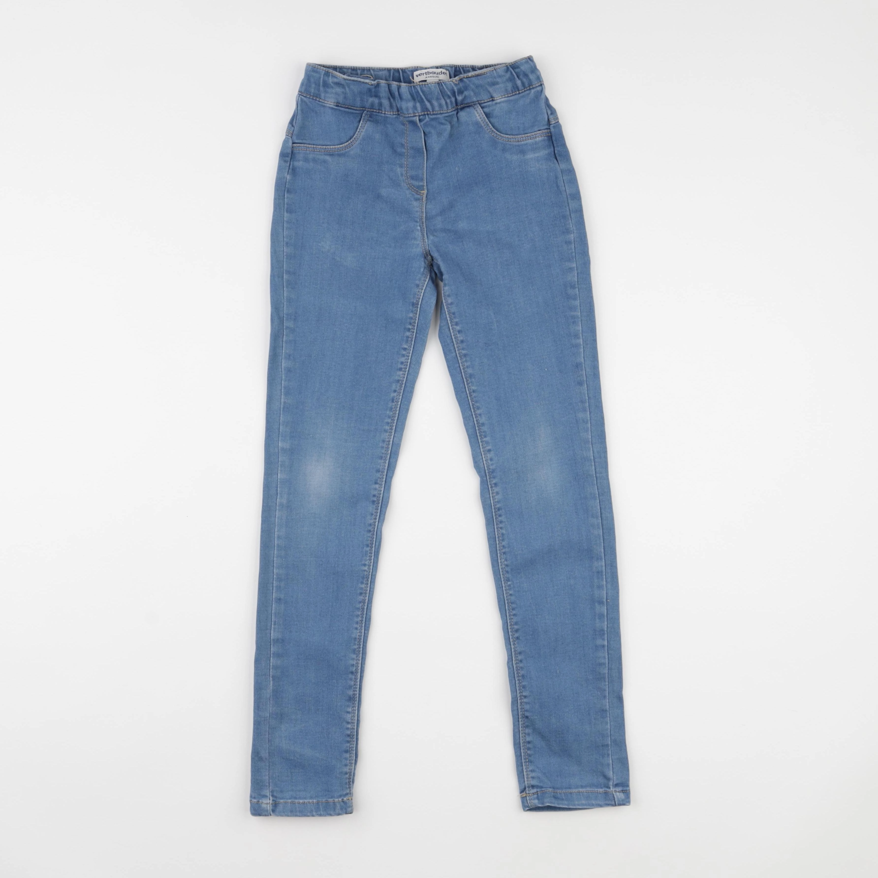 Vertbaudet - jegging bleu - 8 ans