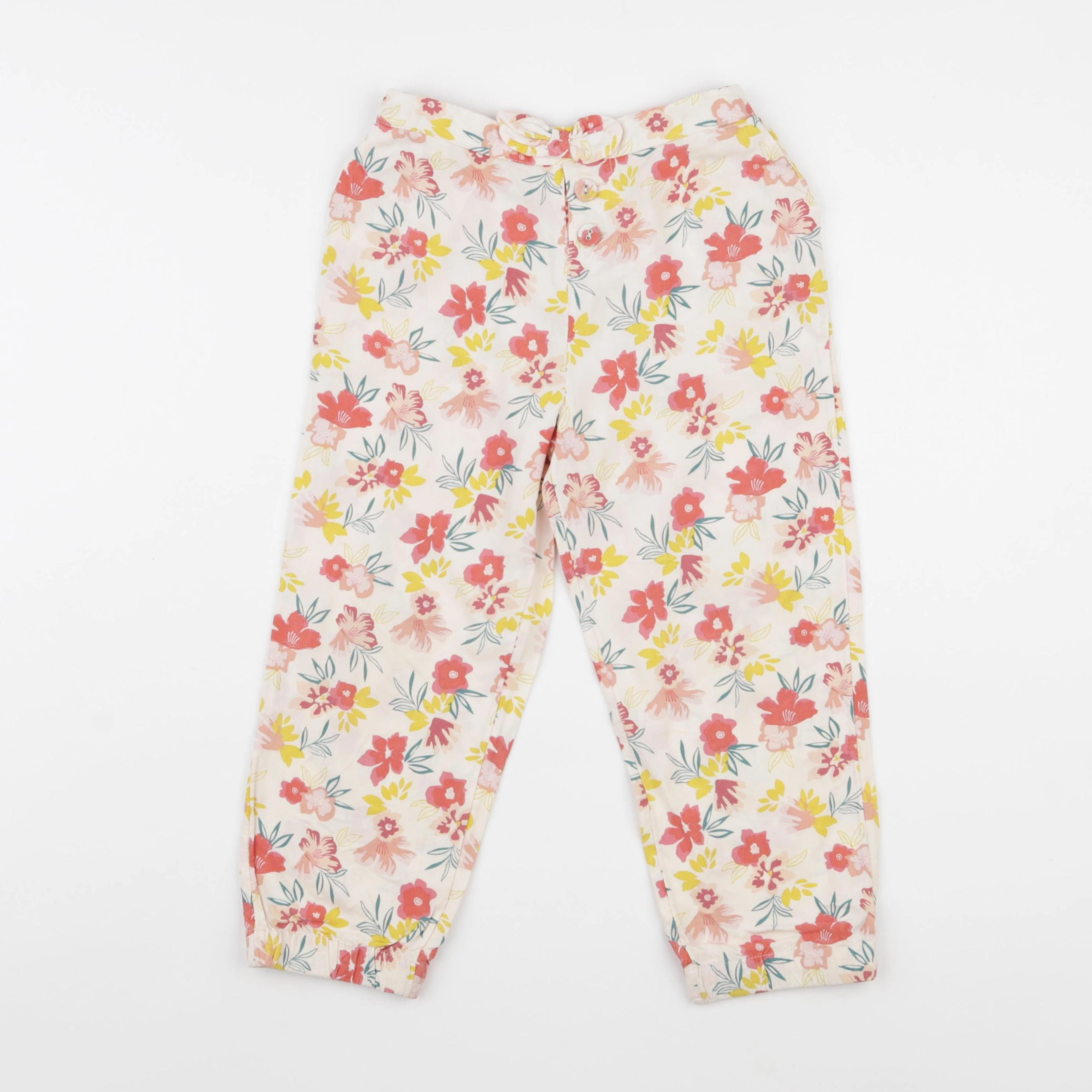 Vertbaudet - pantalon multicolore - 7 ans