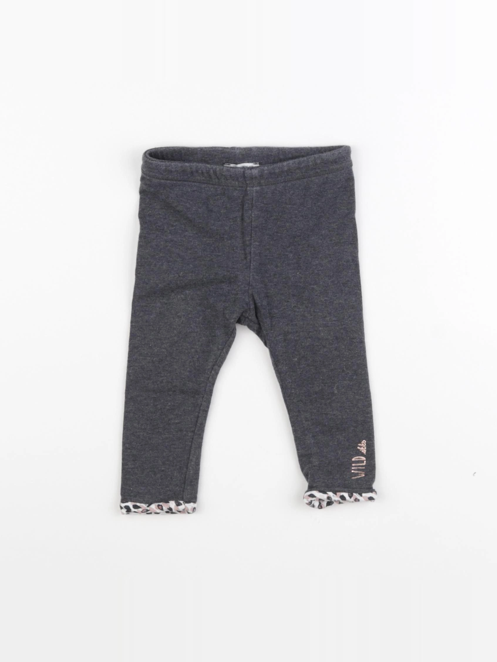 IKKS - legging gris - 6 mois