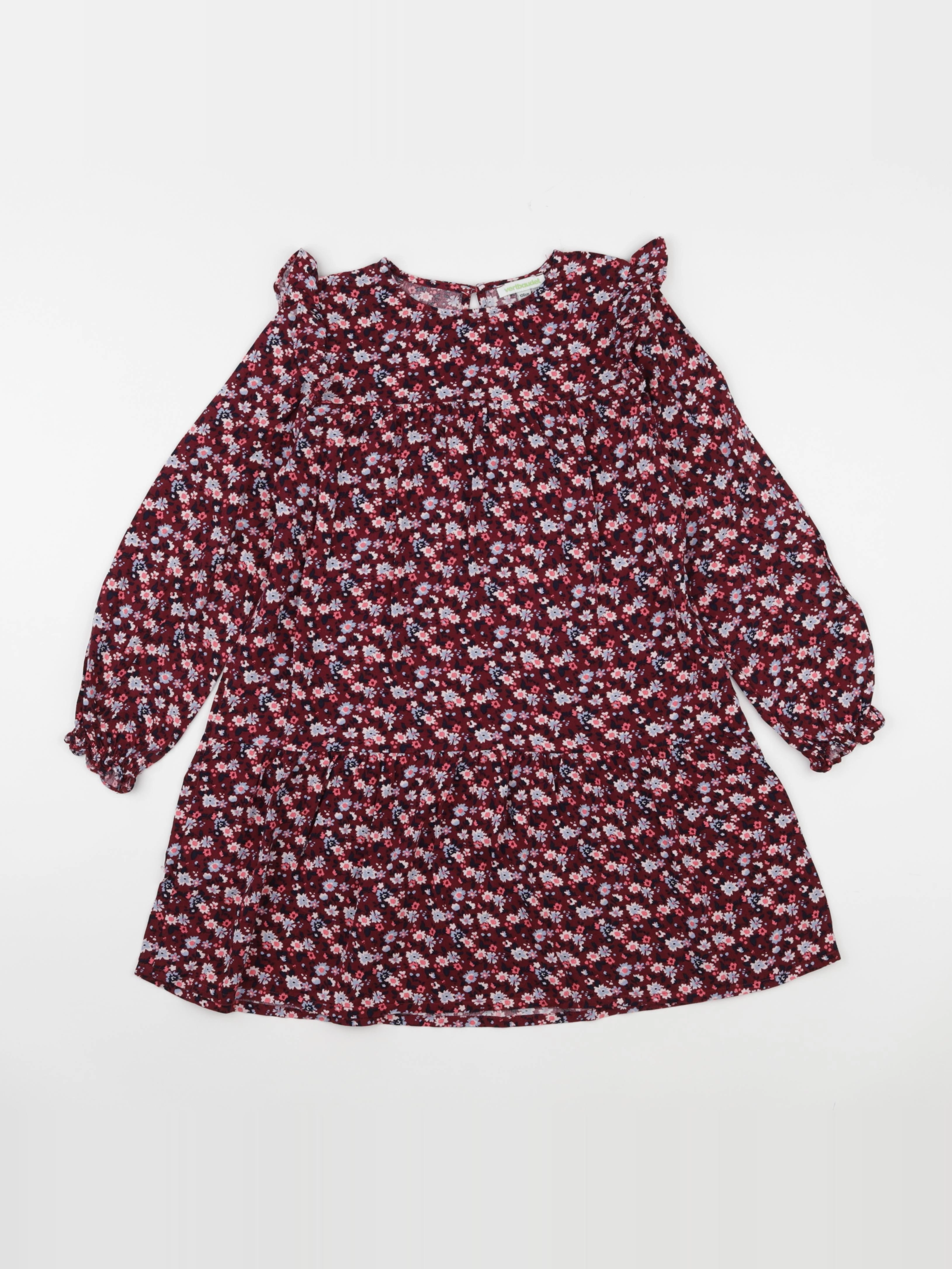 Vertbaudet - robe multicolore - 8 ans