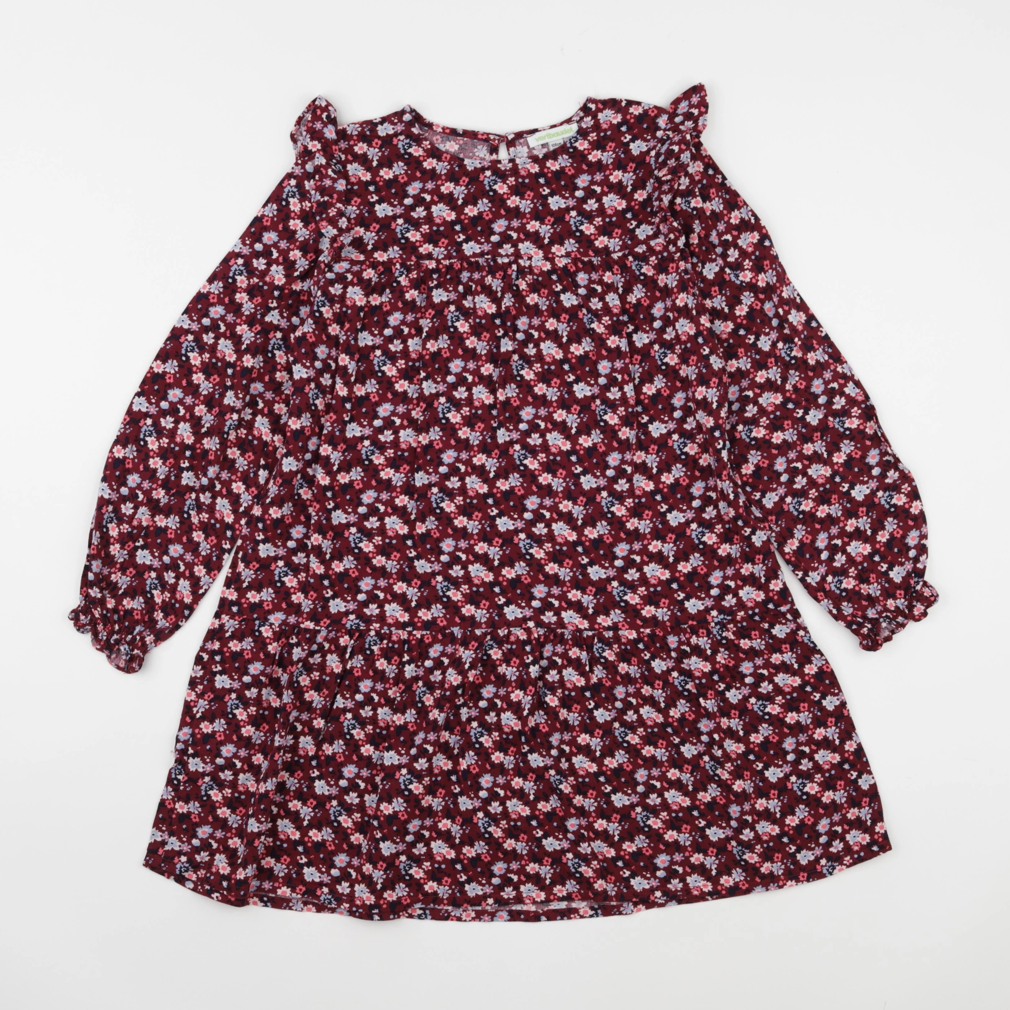 Vertbaudet - robe multicolore - 8 ans