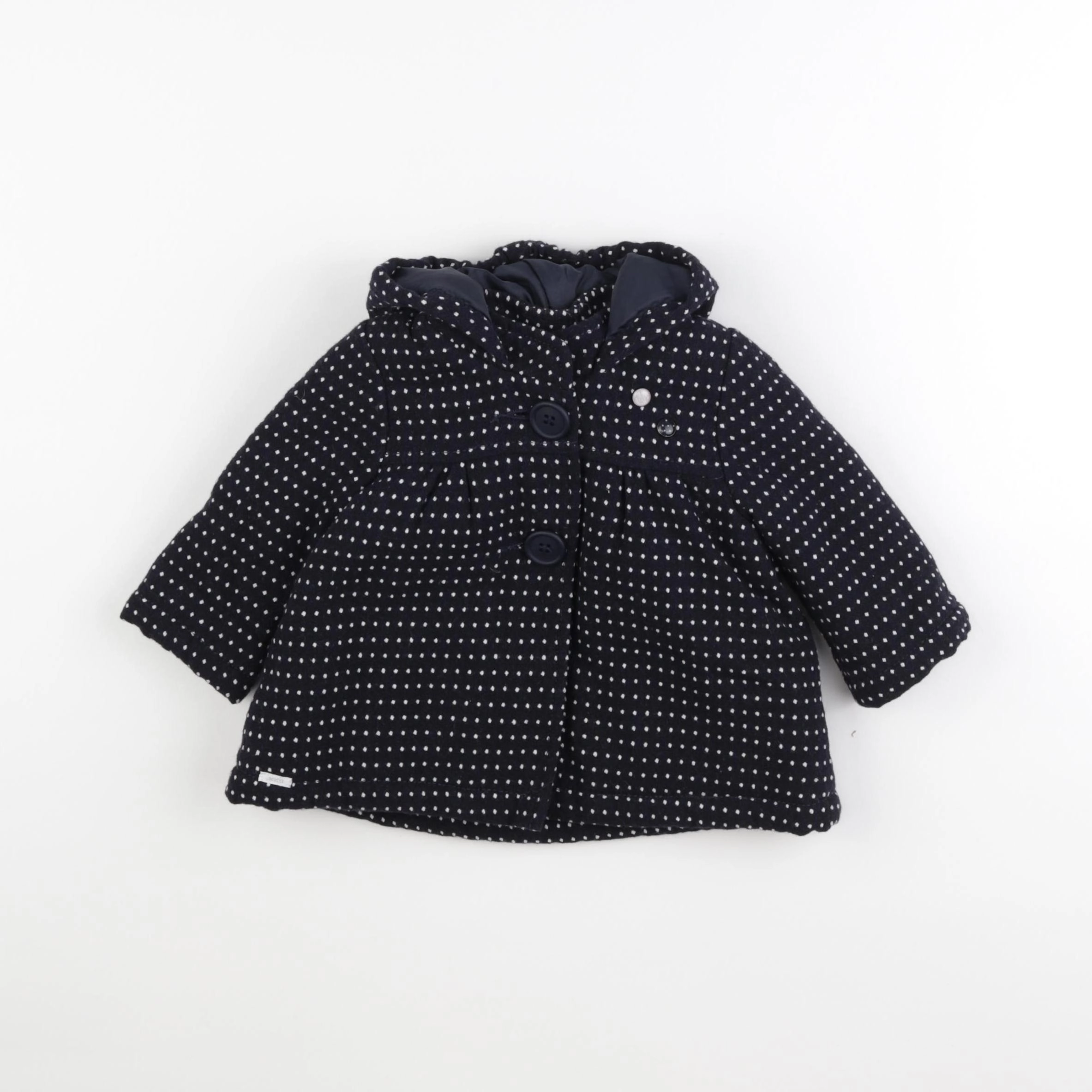 IKKS - manteau bleu - 6 mois