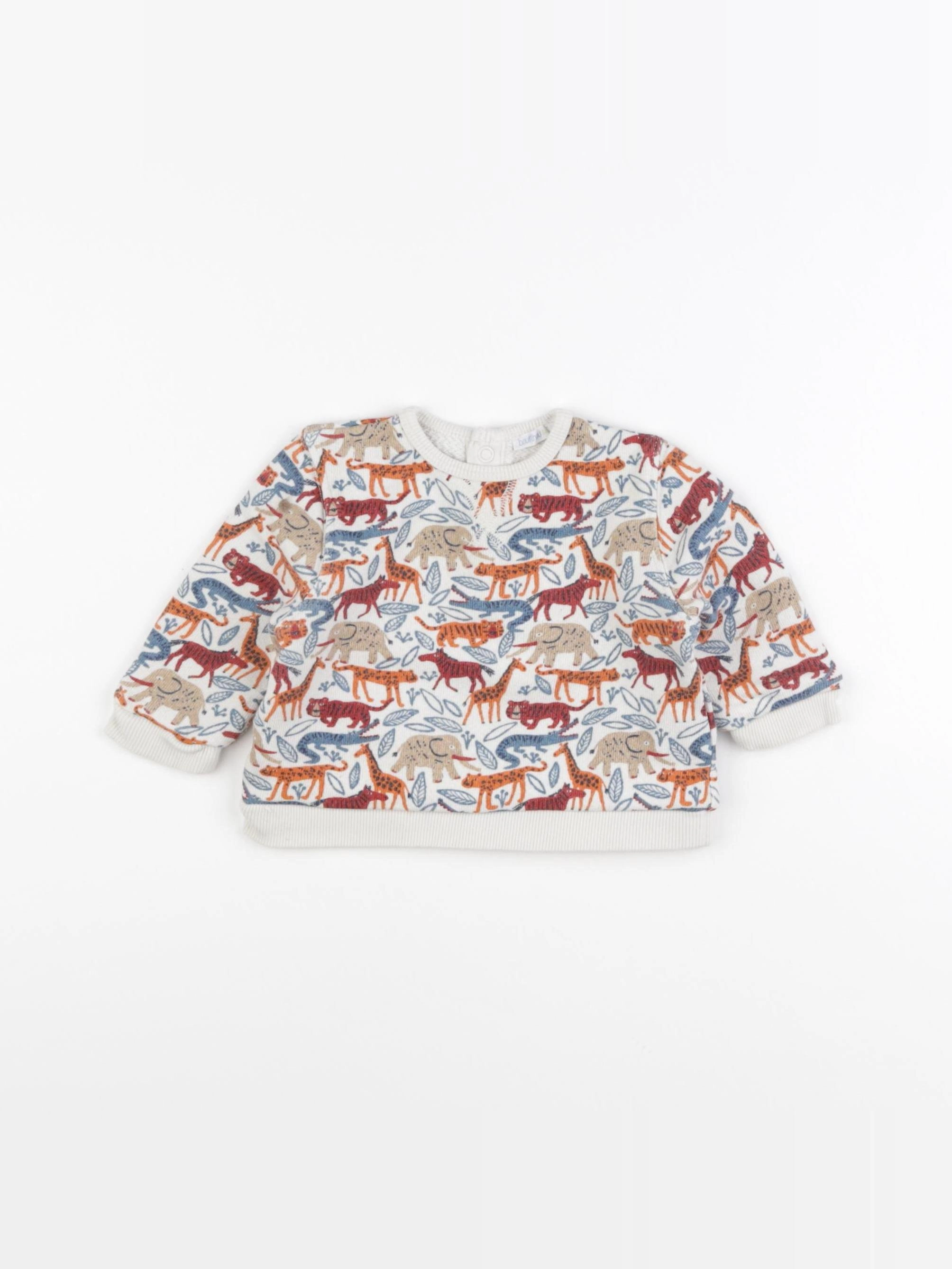 Boutchou - sweat multicolore - 9 mois