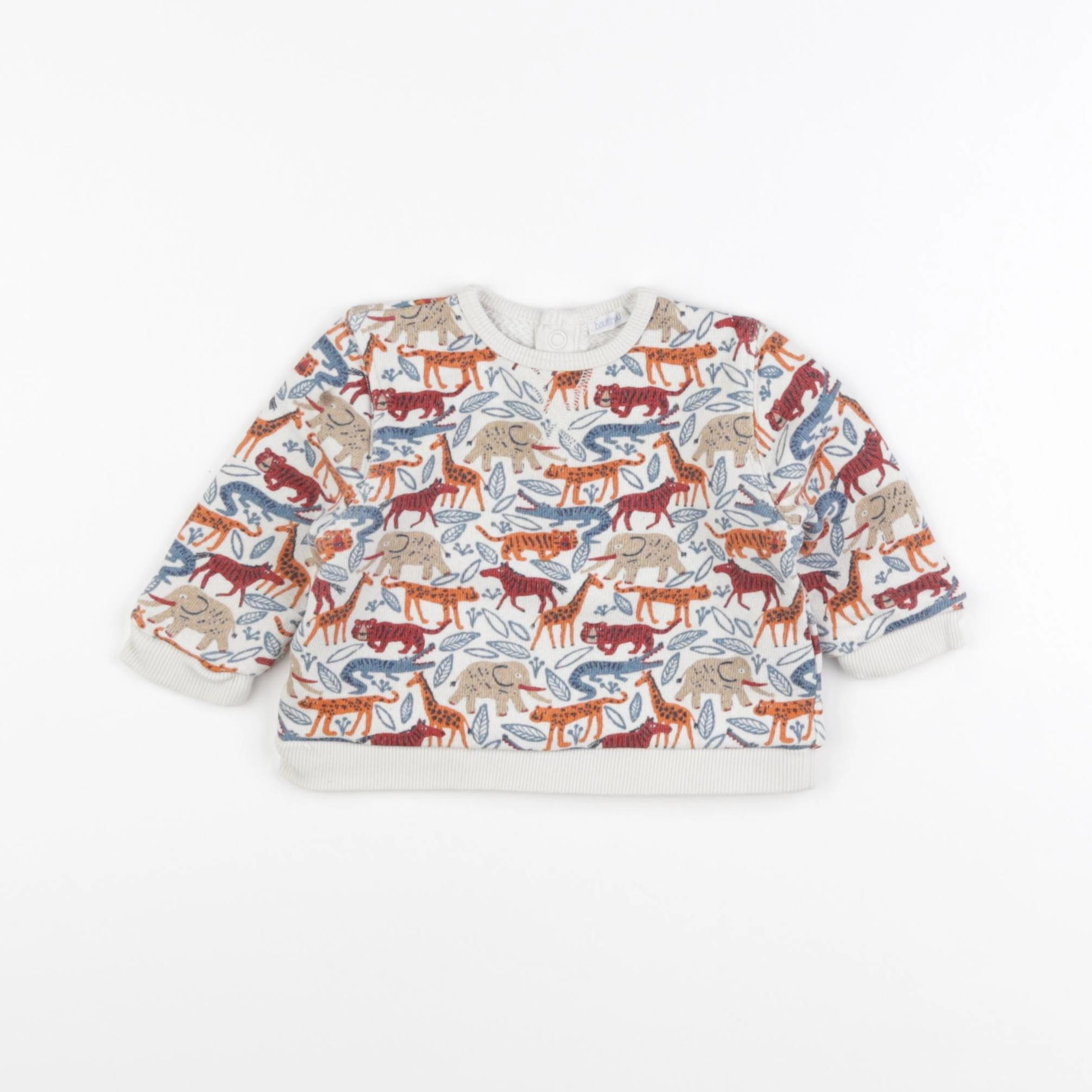 Boutchou - sweat multicolore - 9 mois