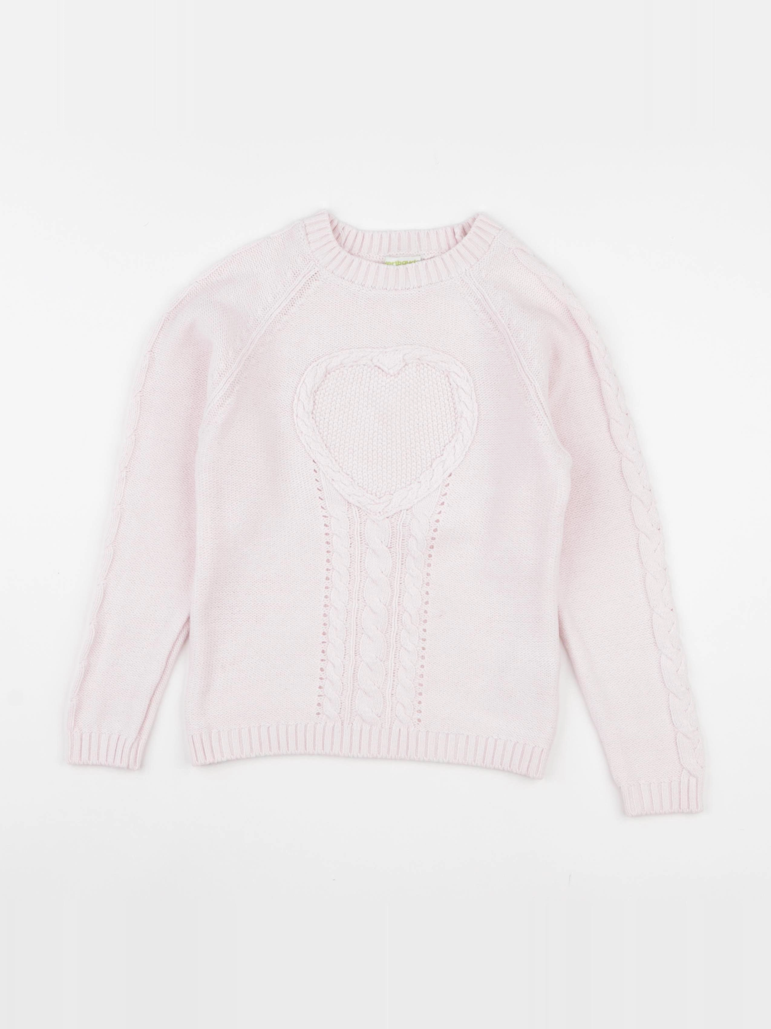 Vertbaudet - pull rose - 8 ans