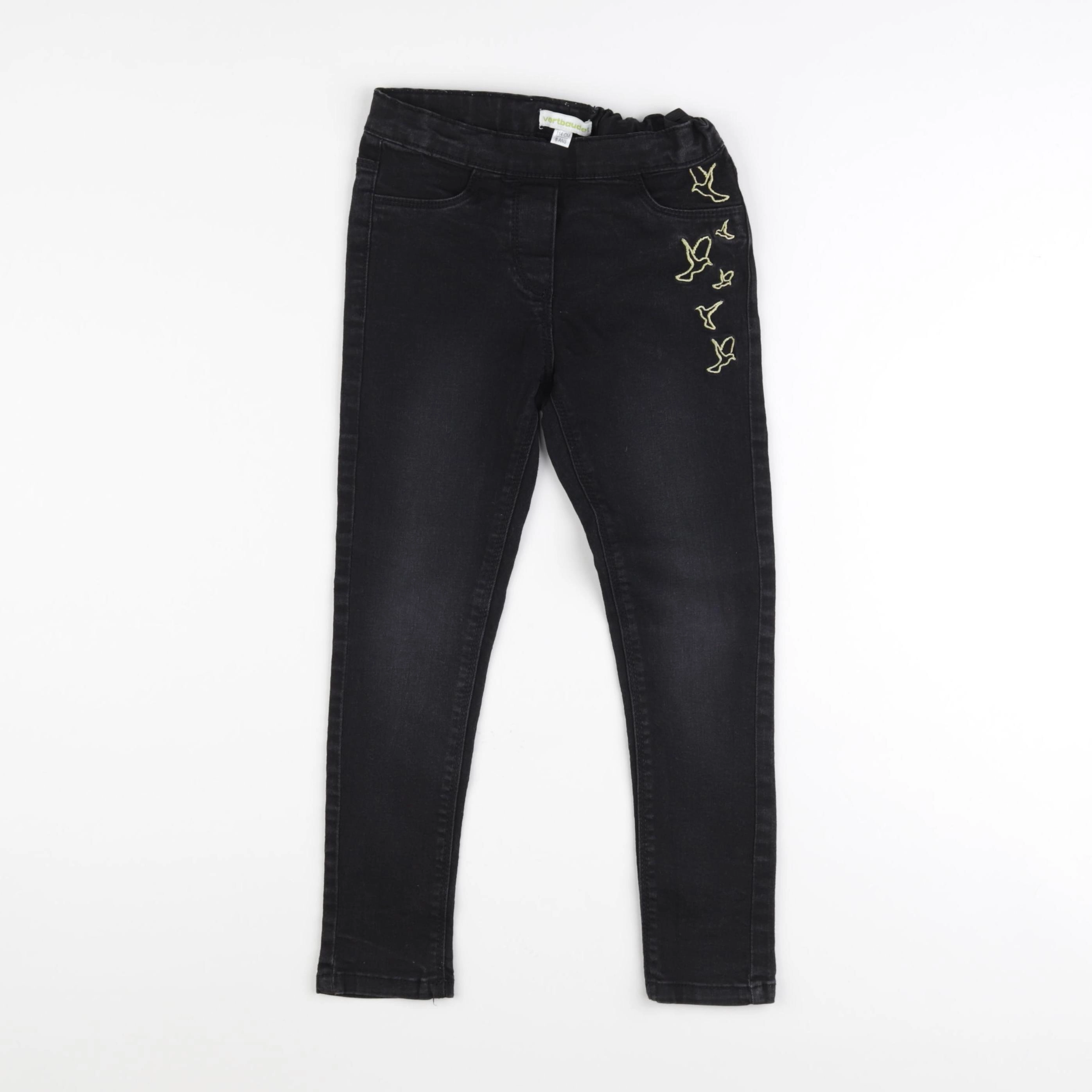 Vertbaudet - jegging noir - 6 ans