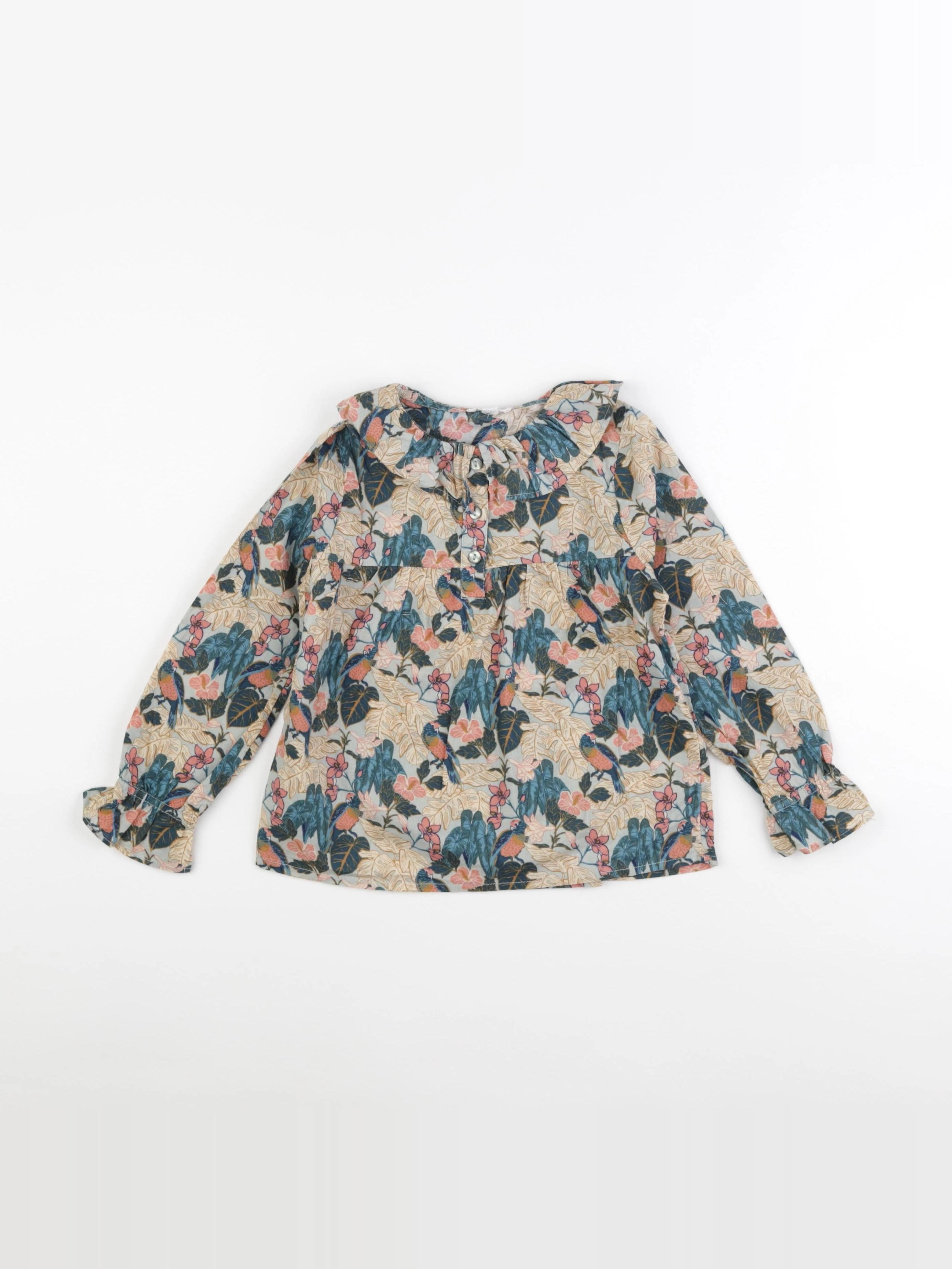 Vertbaudet - chemise multicolore - 5 ans
